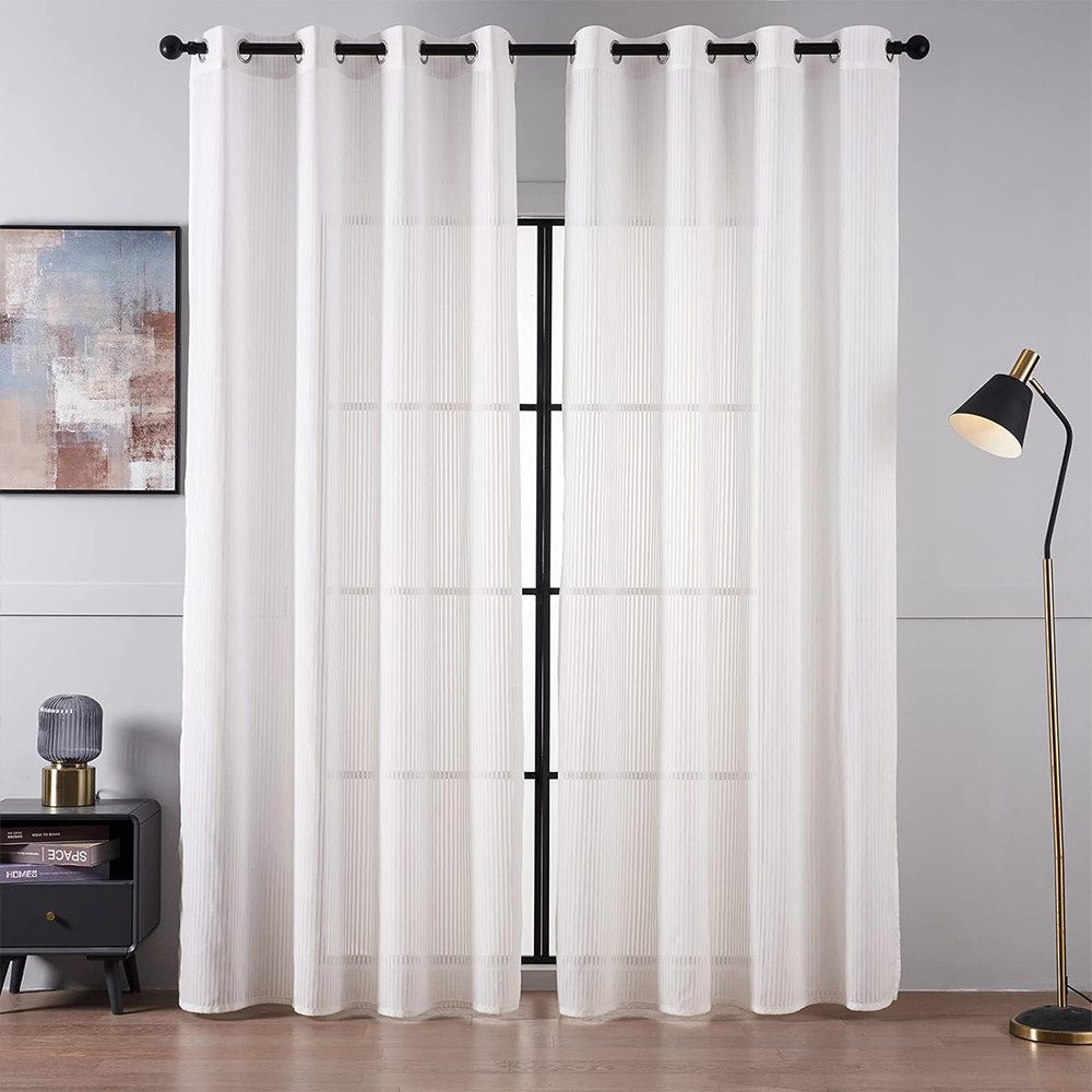 NUODWELL Gardine 2er Set Voile Gardinen günstig online kaufen