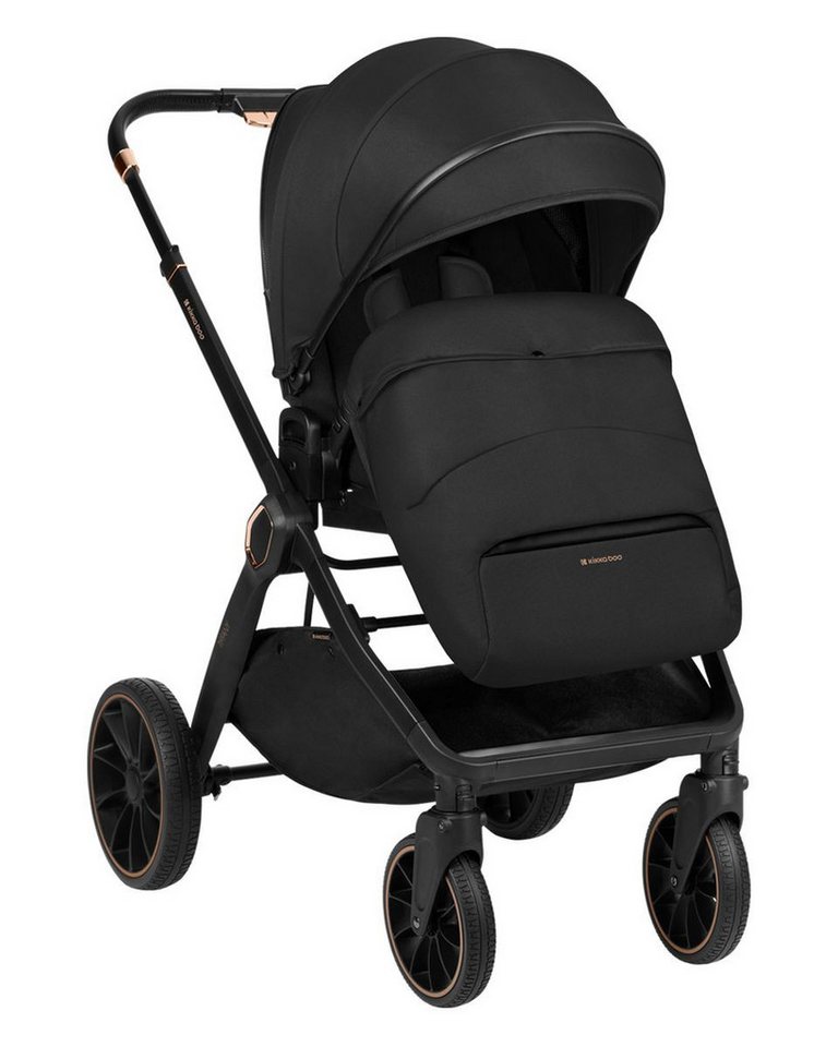 Thumbnail - Kikkaboo Kombi-Kinderwagen Kinderwagen Tiffany 2 in 1, Babywanne, Sportsitz, Wickeltasche, PU-Räder