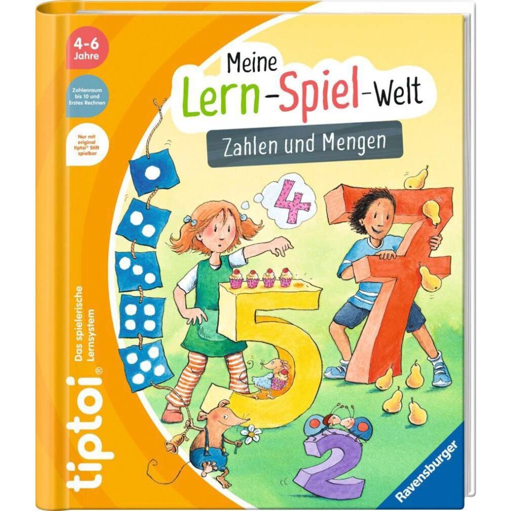 Ravensburger Lernspielzeug Ravensburger tiptoi Meine Lern-Spiel-Welt: Zahlen und Mengen, Lernbuch
