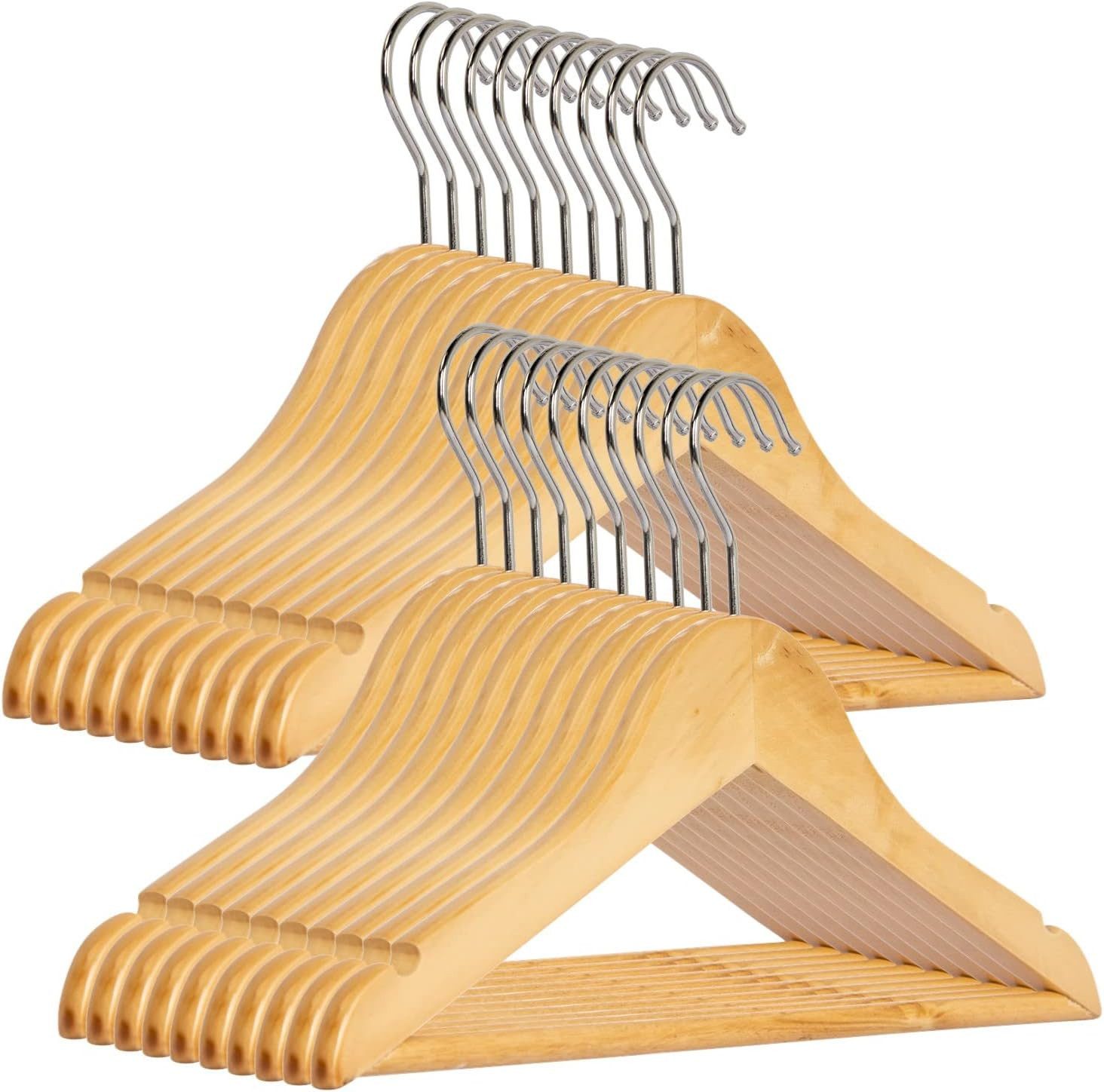 RSR Hangers Kleiderbügel Kinderbügel Kinder Kinderkleiderbügel Holz Natur 3 günstig online kaufen