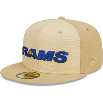 New Era Fitted Cap 59Fifty RAFFIA Los Angeles Rams