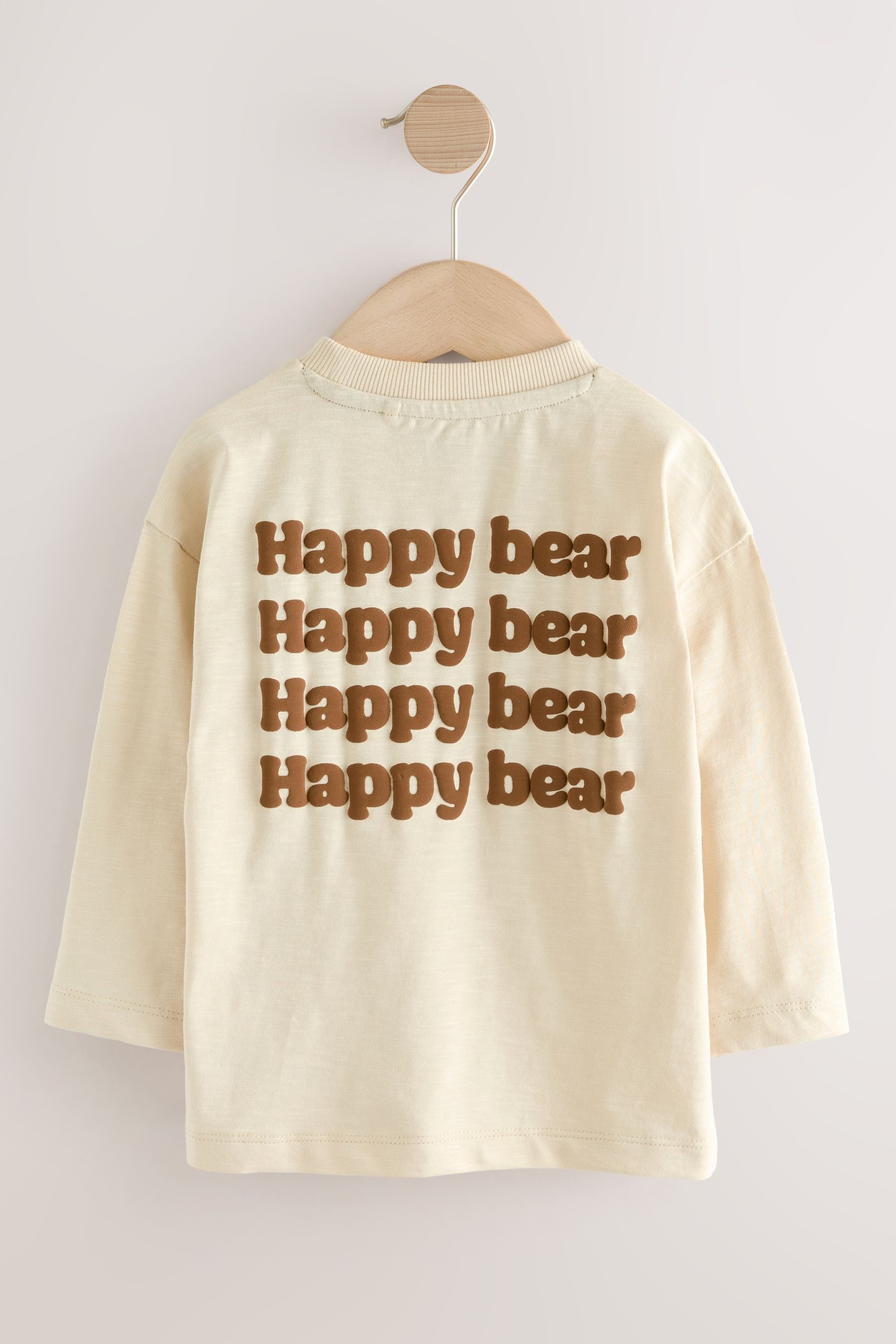Next Langarmshirt 3er-Pack Langarmshirts mit Applikation günstig online kaufen