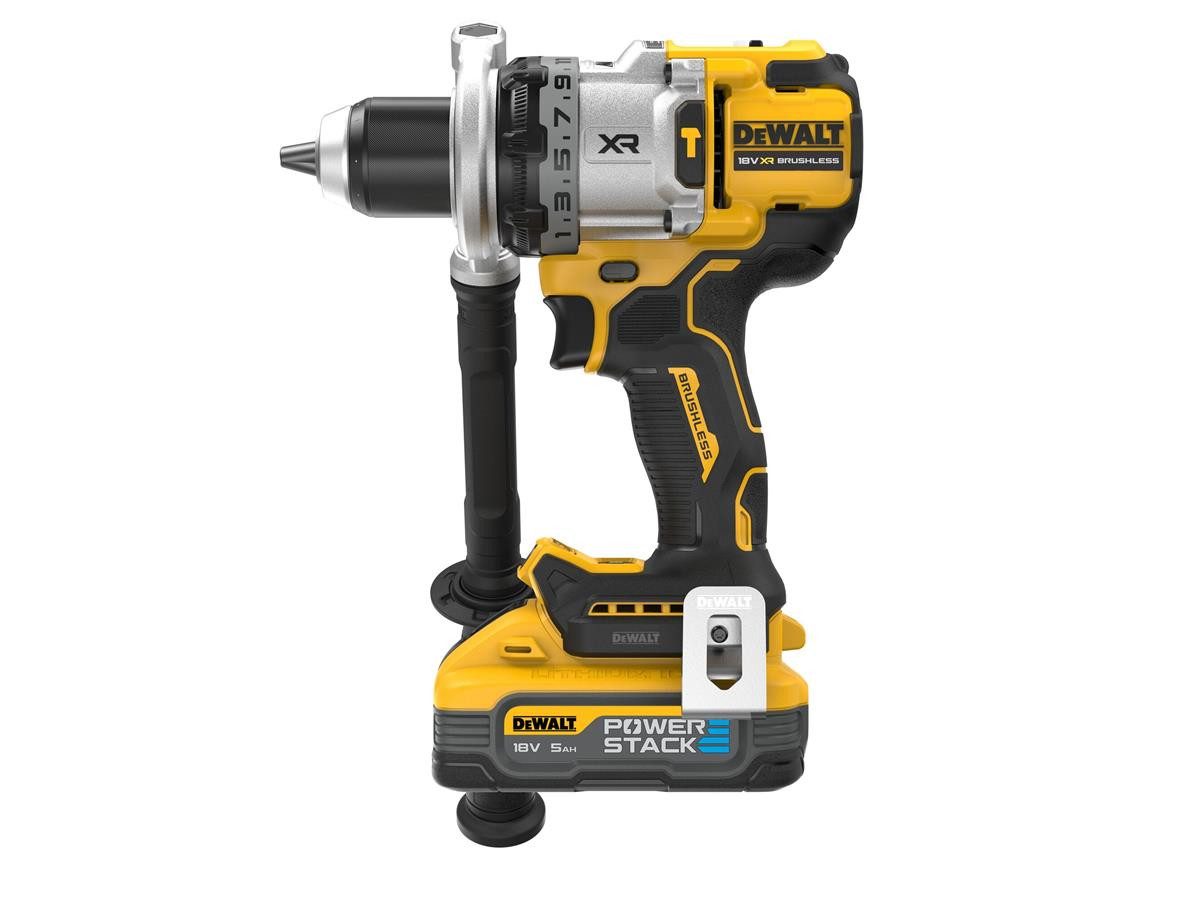 DeWalt Akku-Schlagbohrschrauber 18V / 5 Ah, max. 2000 U/min, (Set), inkl. 2 Akkus und Schnellladegerät und T STAK-Box