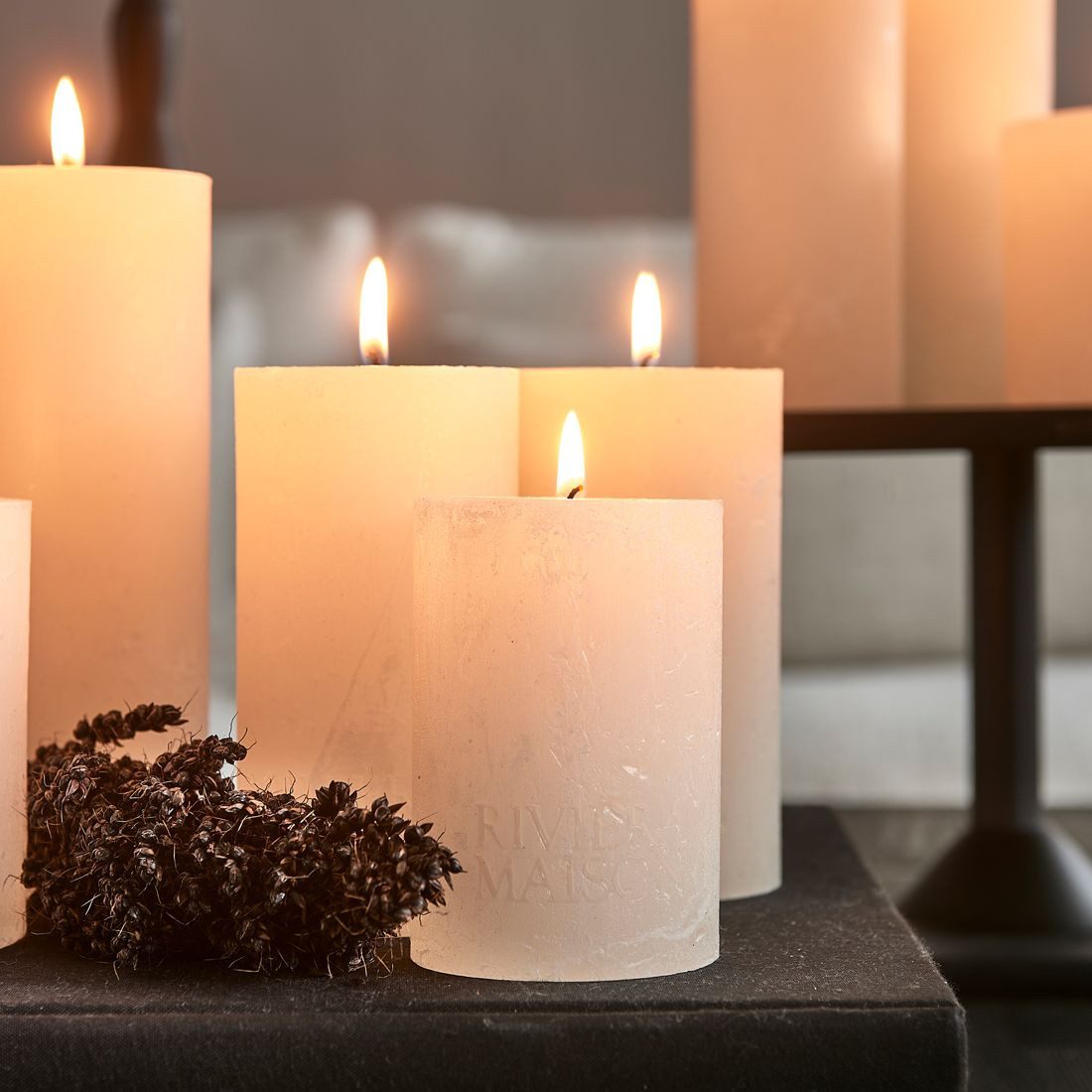 Rivièra Maison Stumpenkerze Riviera Maison Pillar günstig online kaufen