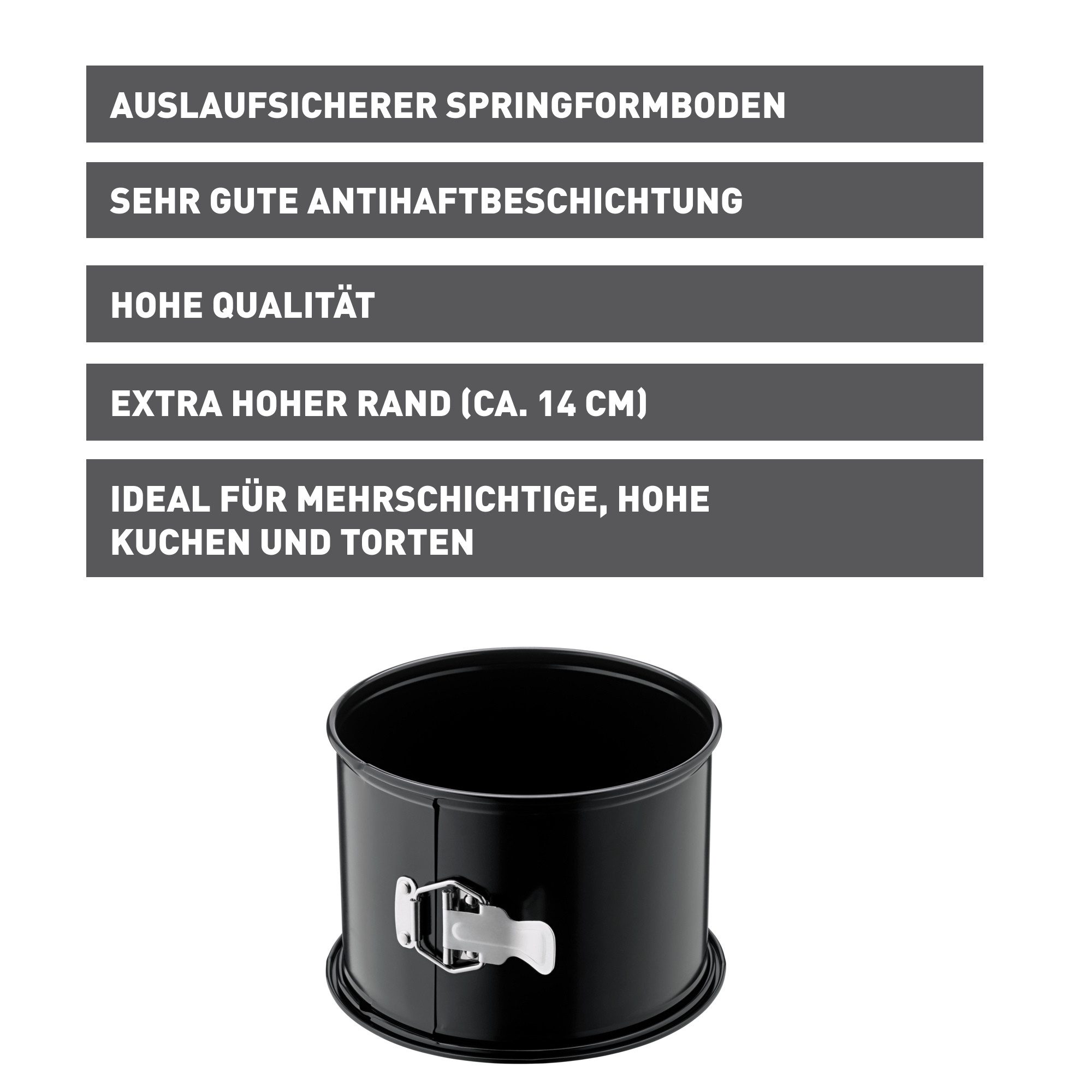 WMF Springform Springform KAISER INSPIRATION D 20 cm schwarz