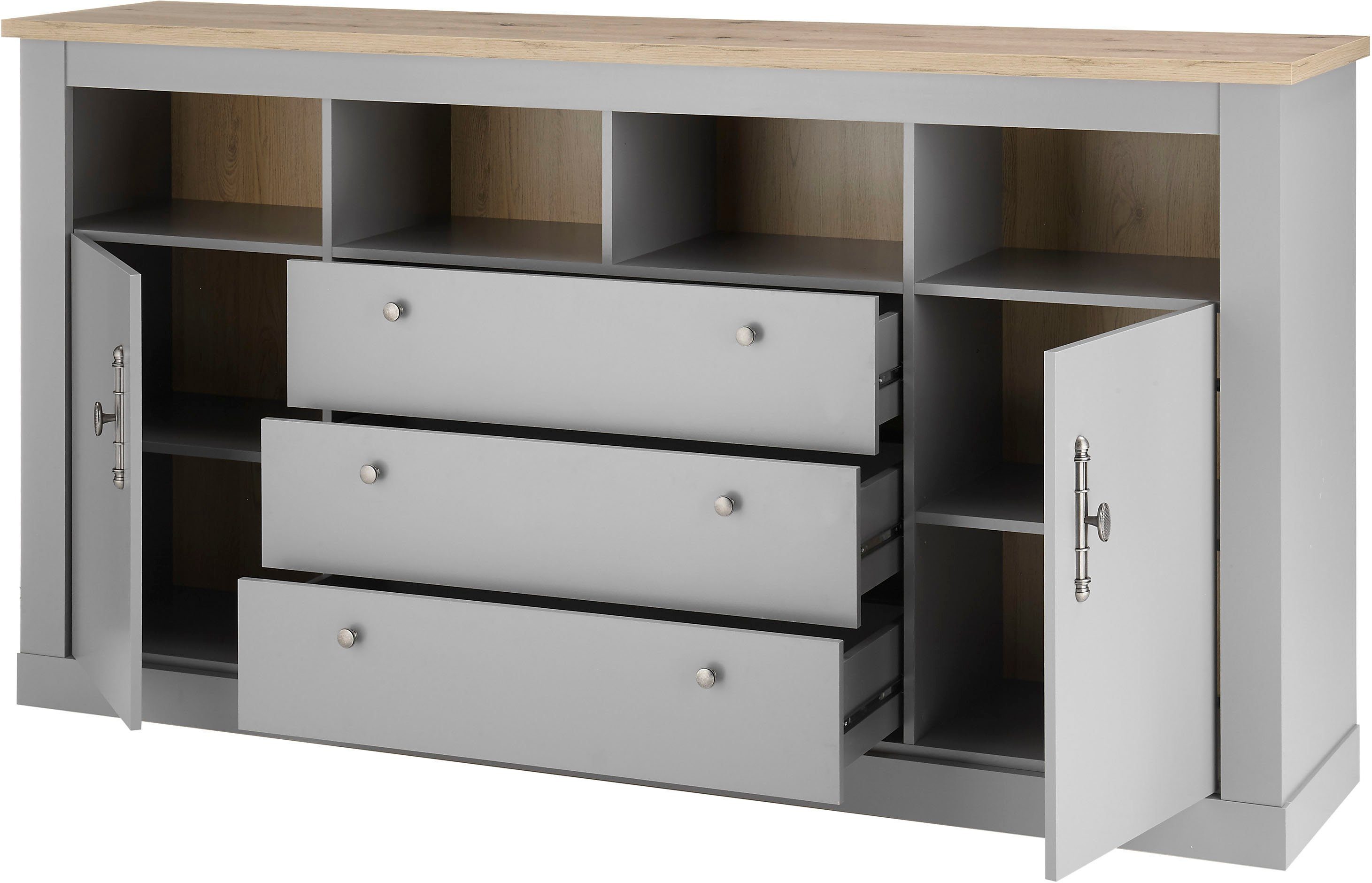 Home affaire Sideboard CHAMBORD, Breite ca. 198 cm