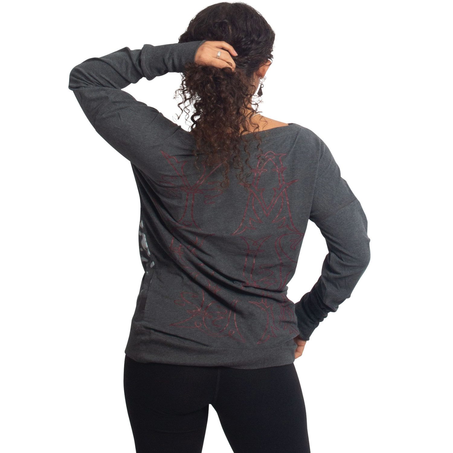 YAKUZA Langarmshirt Mystic im Boyfriend Look günstig online kaufen