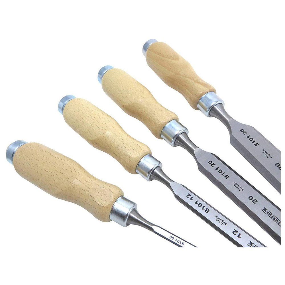 NAREX Stechbeitel Stechbeitel Set 4-teilig