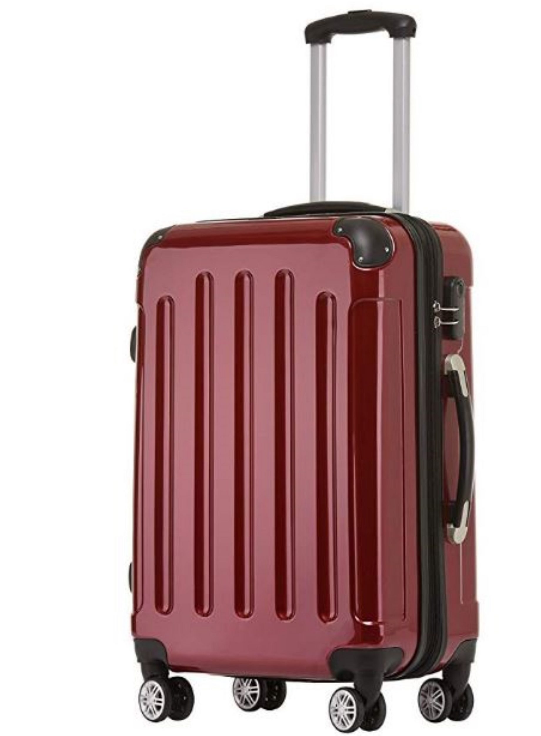 Beibye Hartschalen-Trolley 65 cm, 71/86 Liter, Light, 4 Rollen, Dehnfalte, 3 Farben