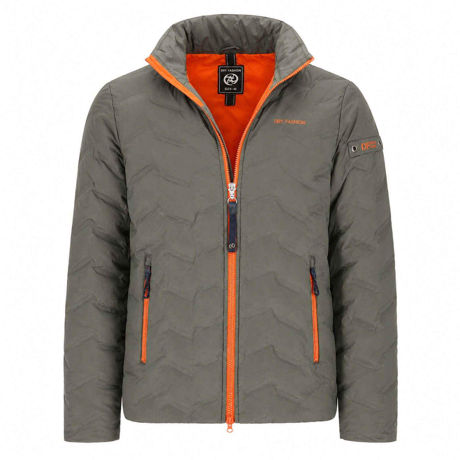 Dry Fashion Steppjacke Herren Jacke Putbus gesteppt gefüttert - Übergangsjacke Winterjacke Wind- & wasserabweisend, Stehkragen, 2-Wege-Reißverschluss, Taschen – Bild 2 von 5
