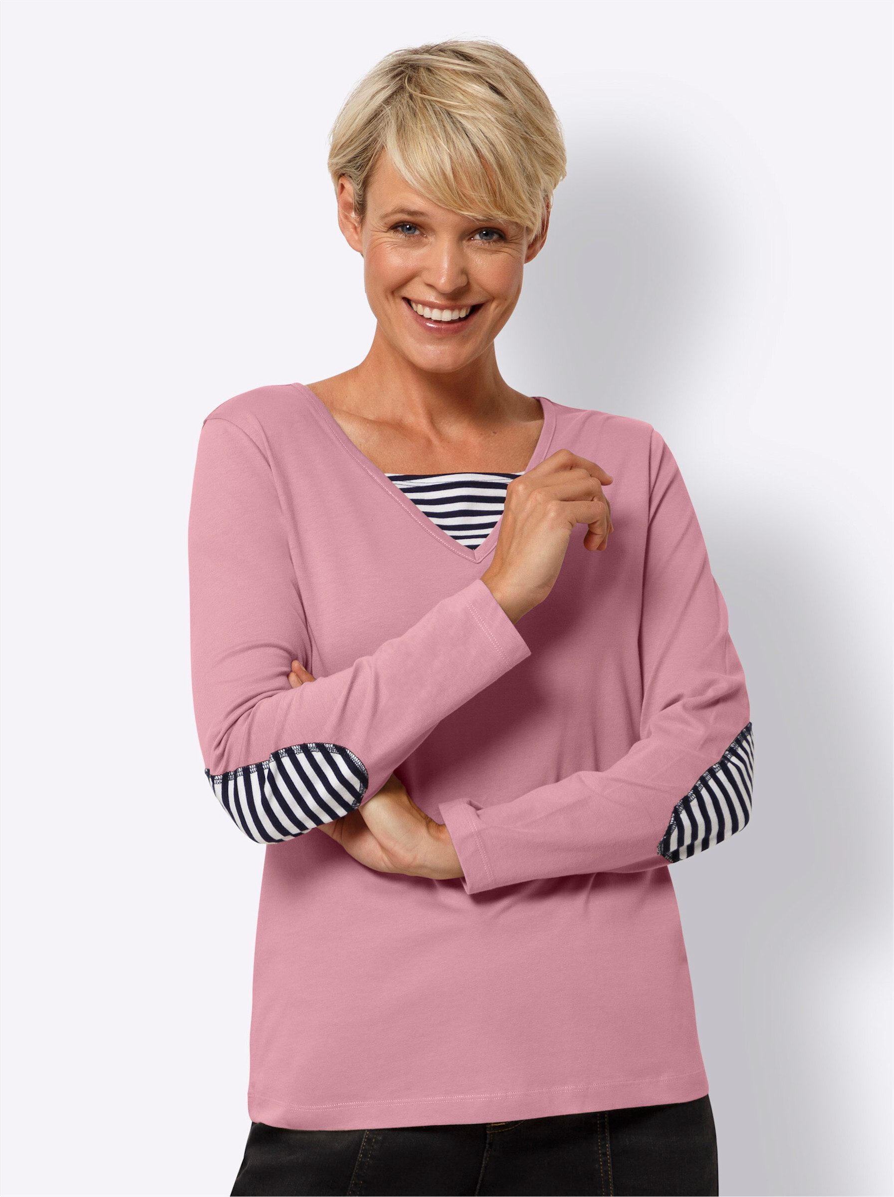 Classic Basics 2-in-1-Langarmshirt "2-in-1-Shirt", (1 tlg.) günstig online kaufen