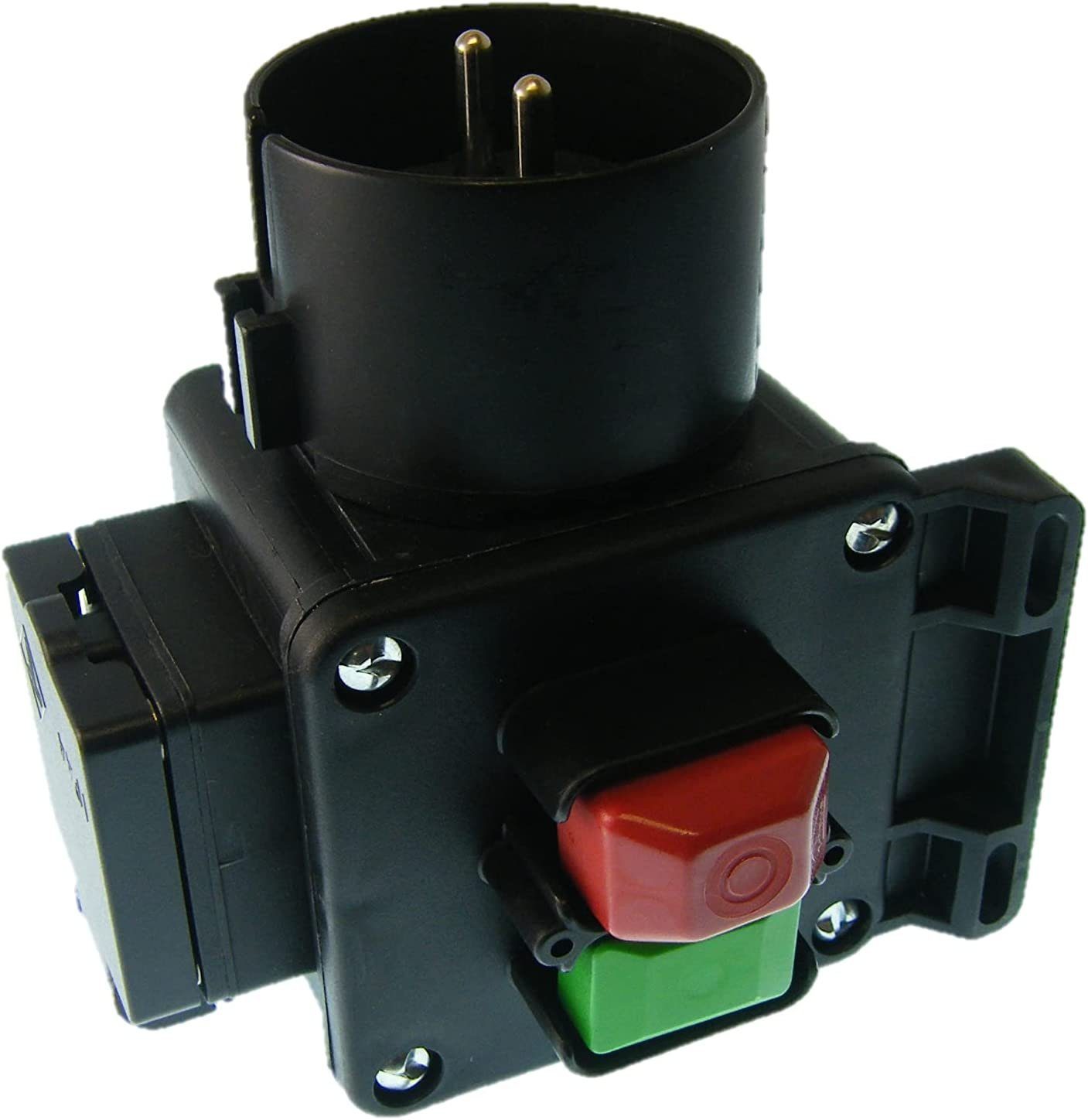 TRIPUS Schalter Sicherheitsschalter 230V - IP54 Maschinenschalter, Automatischer Schutz vor Wiederanlauf bei Stromunterbrechung