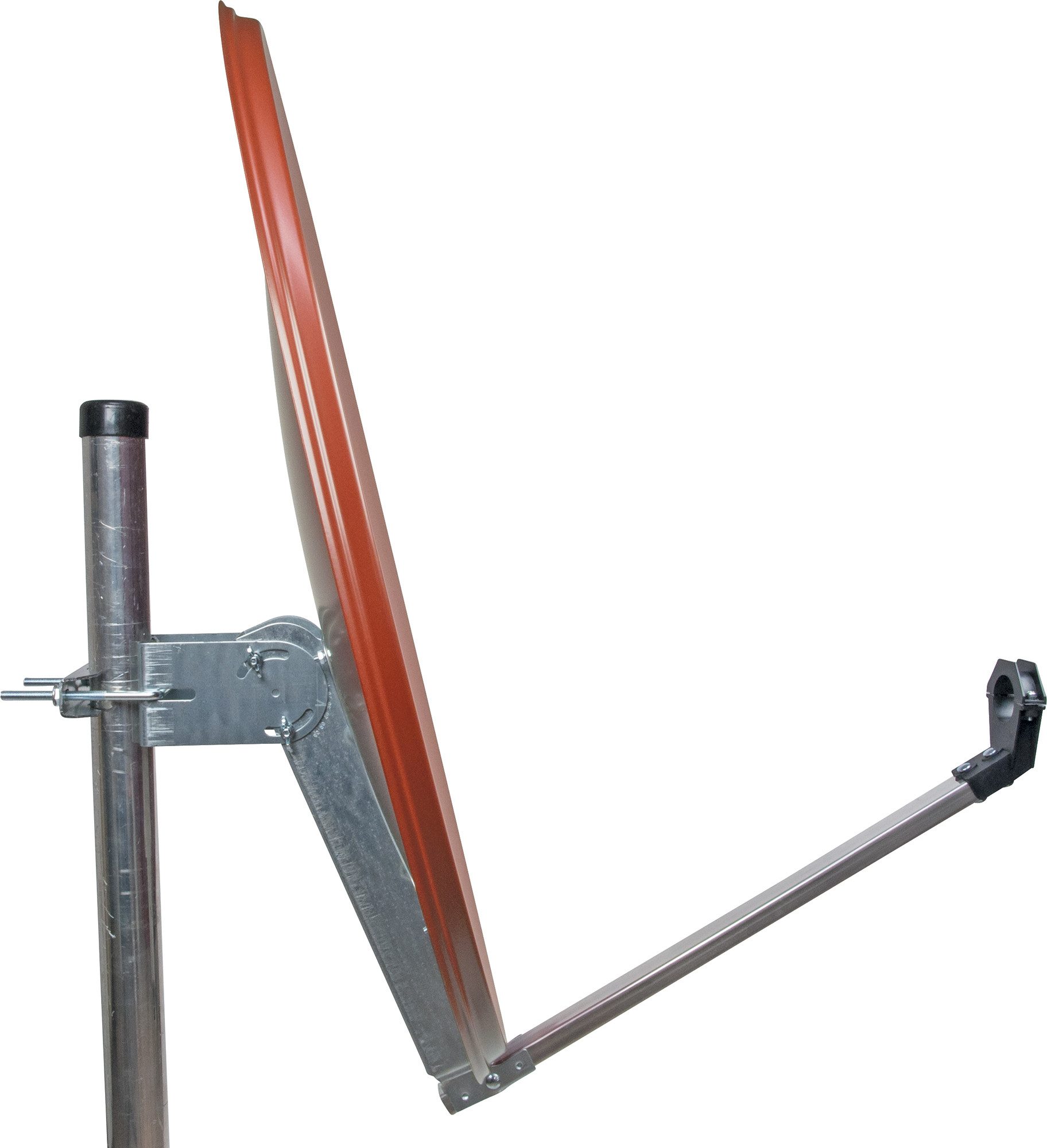 Schwaiger SPI2080 017 Sat-Spiegel (73 cm, Aluminium, ziegelrot)