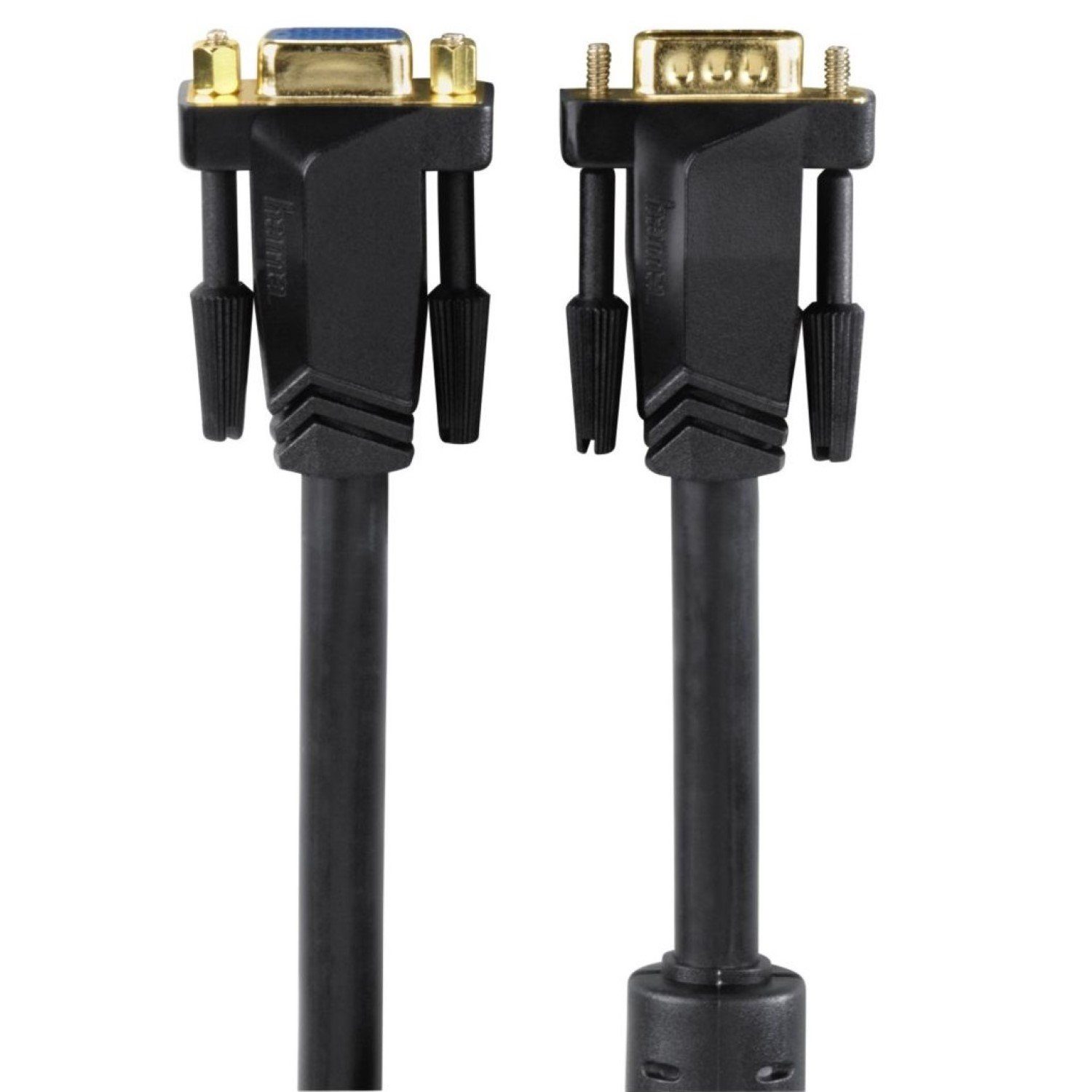 Hama 3m VGA Monitor-Verlängerung 15-polig SUB-D Video-Kabel, VGA, (300 cm), Verlängerungskabel mit VGA HDD Buchse auf Stecker Kabel