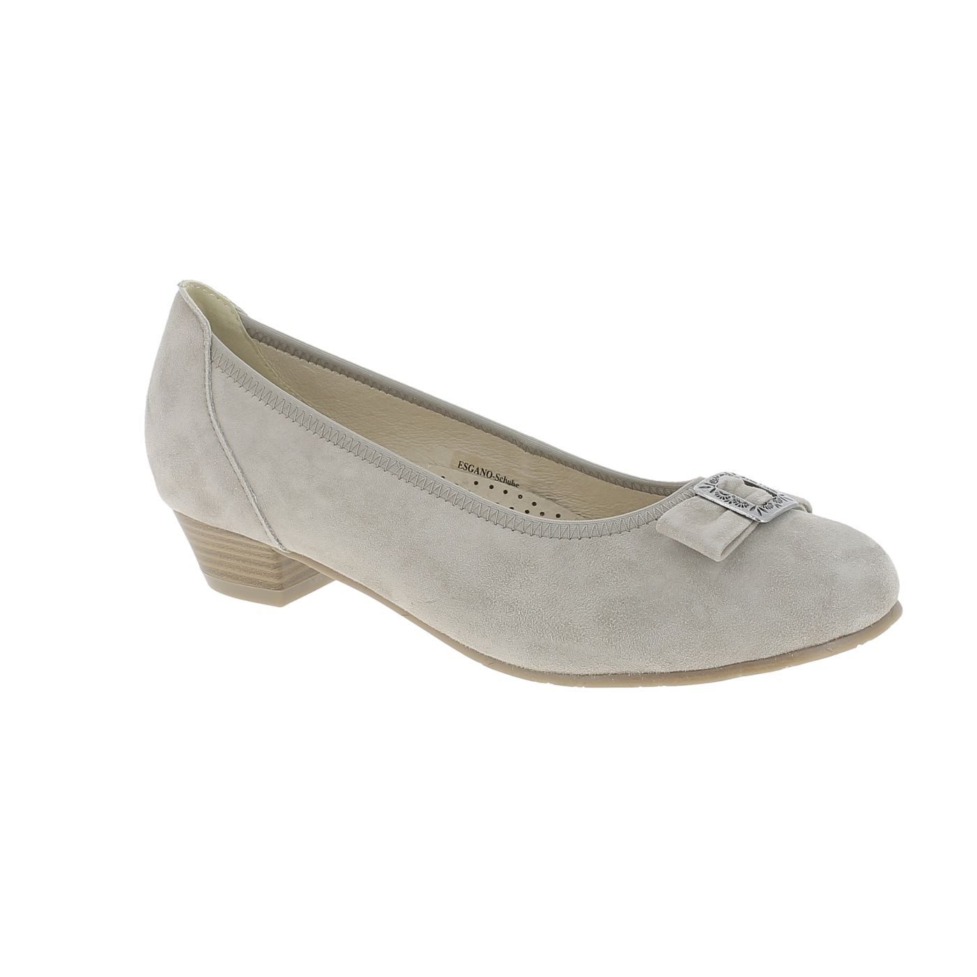 Hirschkogel Damen Trotteur - stein/grau Pumps
