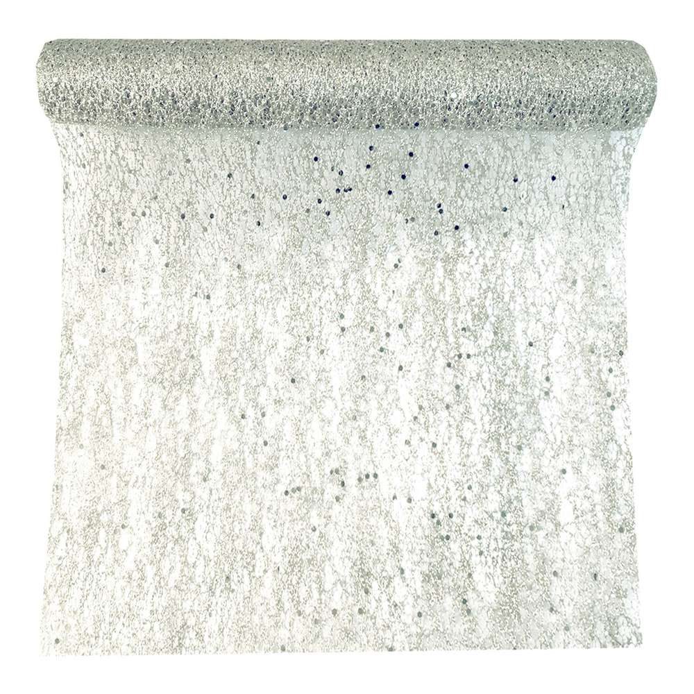 Gasper Tischläufer Tischläufer "GLAMOUR WORLD" Dekostoff Tischläufer 35cm/3 günstig online kaufen