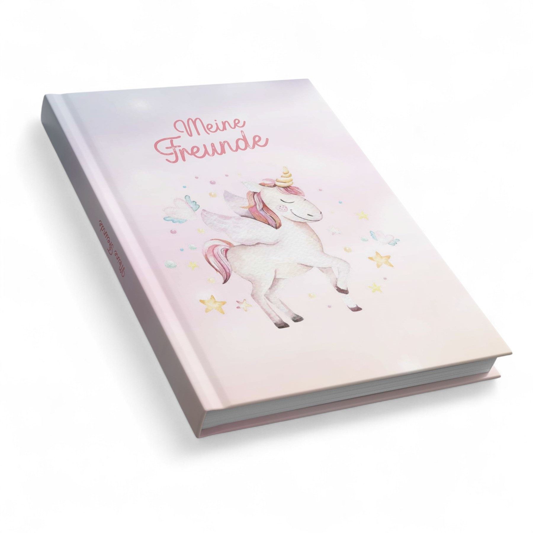 Poesiealbum itenga Freundebuch Einhorn Wasserfarben DIN A5, 88 Seiten