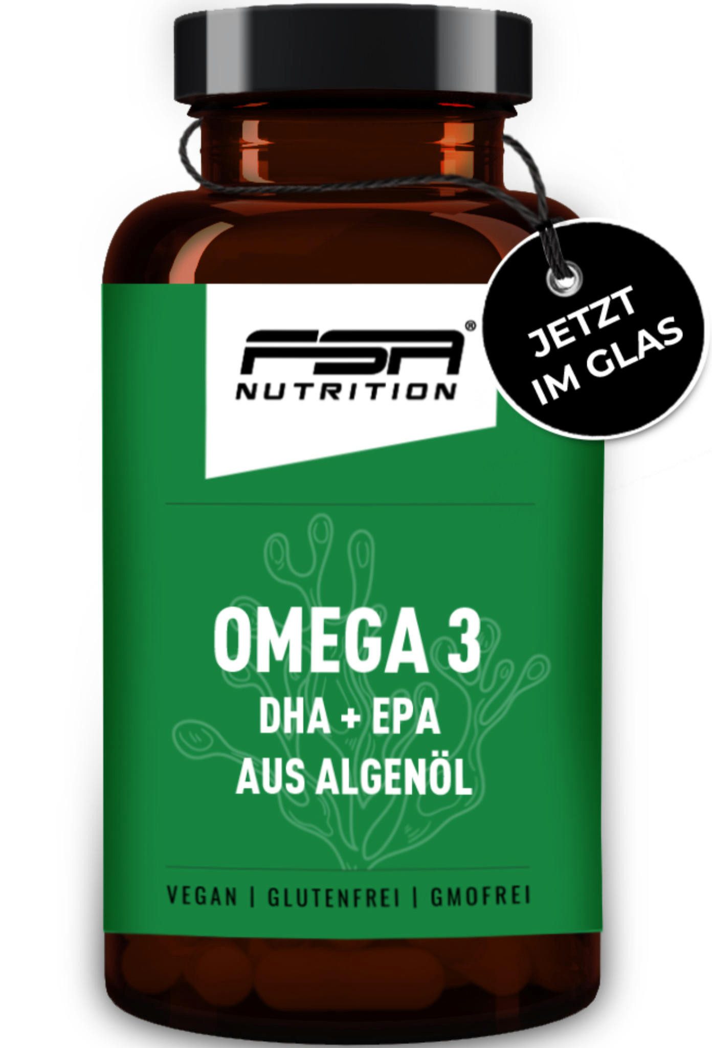 Omega 3 DHA + EPA aus Algenöl Kapseln