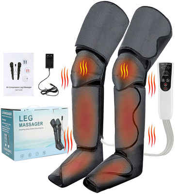 oyajia Fußmassagegerät Venentrainer Fußmassagegerät Beinmassagegerät mit Luftkompression, 2 Wärmestufen Funktion, mit Regler für Durchblutung Muskelentspannung