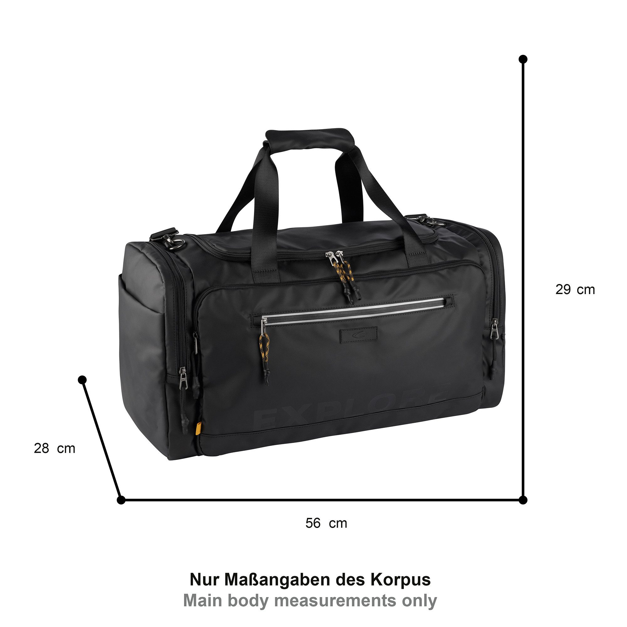 camel active Weekender Explore, wasserabweisendes recyceltes Nylon und refl günstig online kaufen