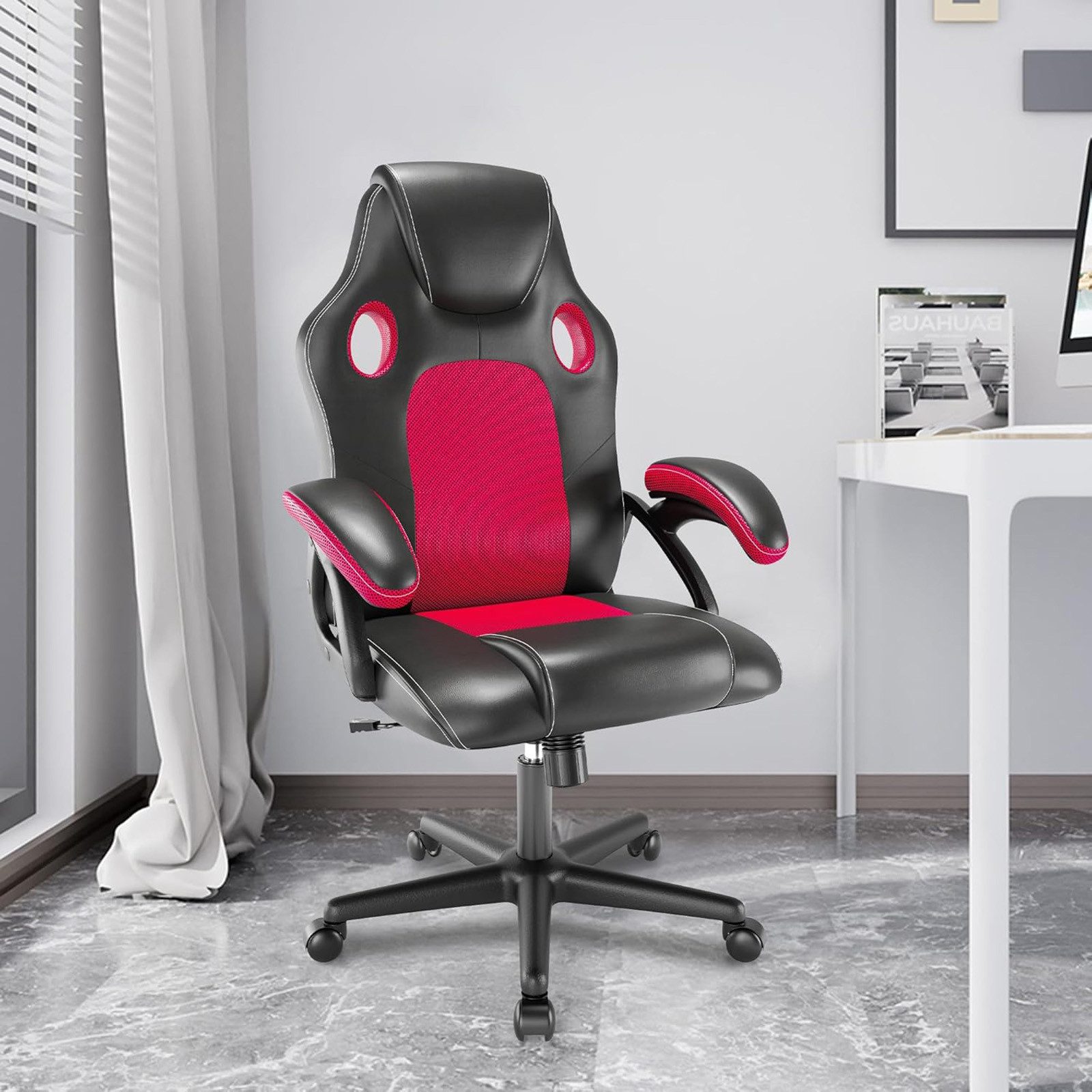 HTI-Living Drehstuhl Bürostuhl ECO Daytona Rot (Stück, 1 St), Gaming Stuhl günstig online kaufen