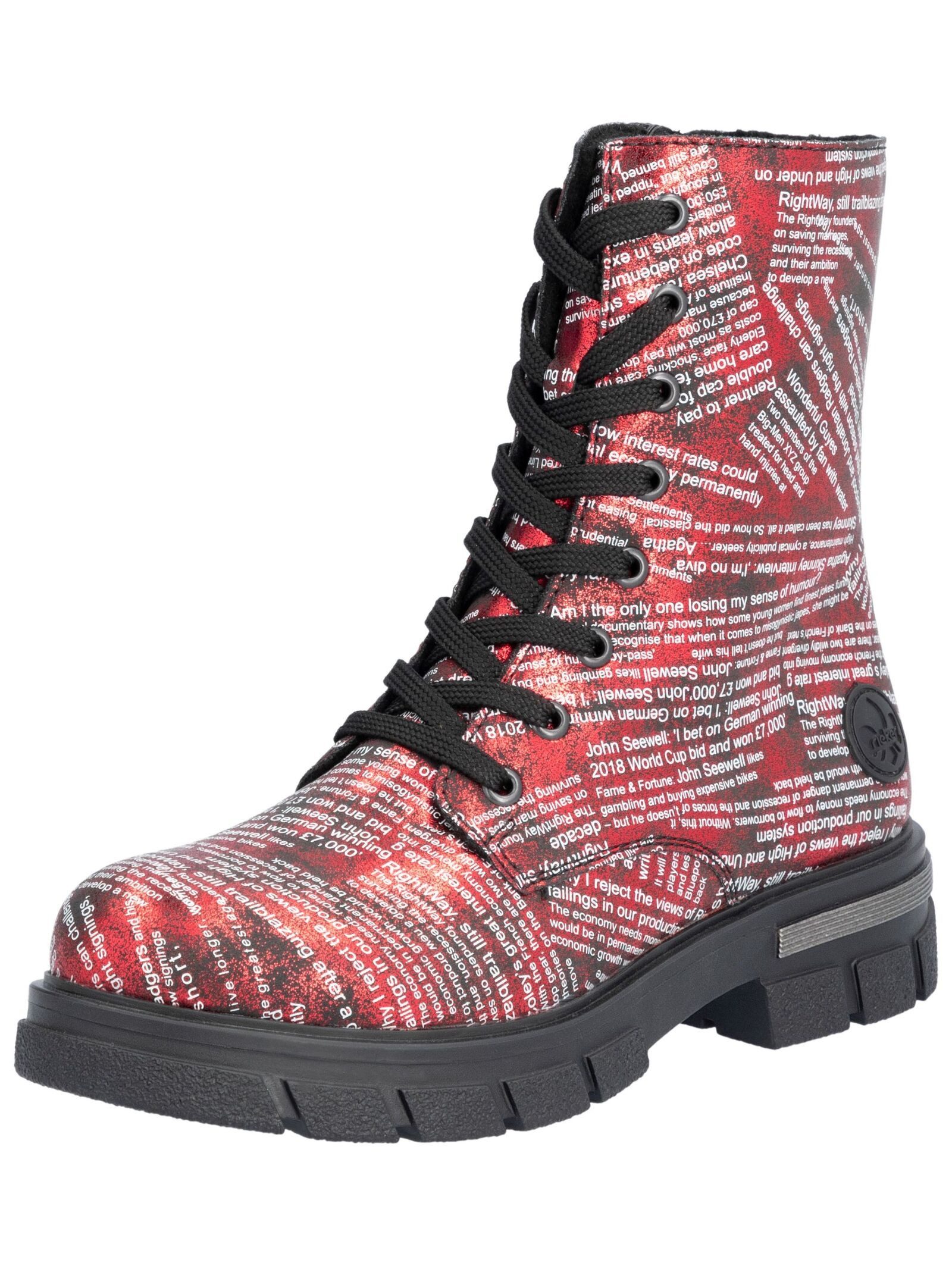 Rieker Rieker Сапогиette Lederimitat Schnürstiefelette