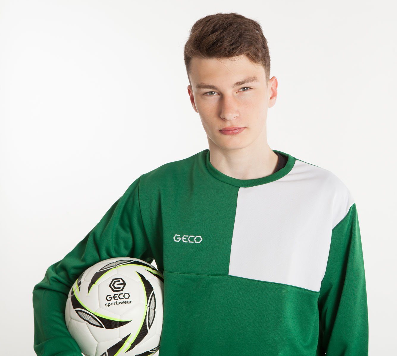 Geco Geco Sportswear Fußball zweifarbig rot Sweatshirt Sweatshirt Kusi Trainings