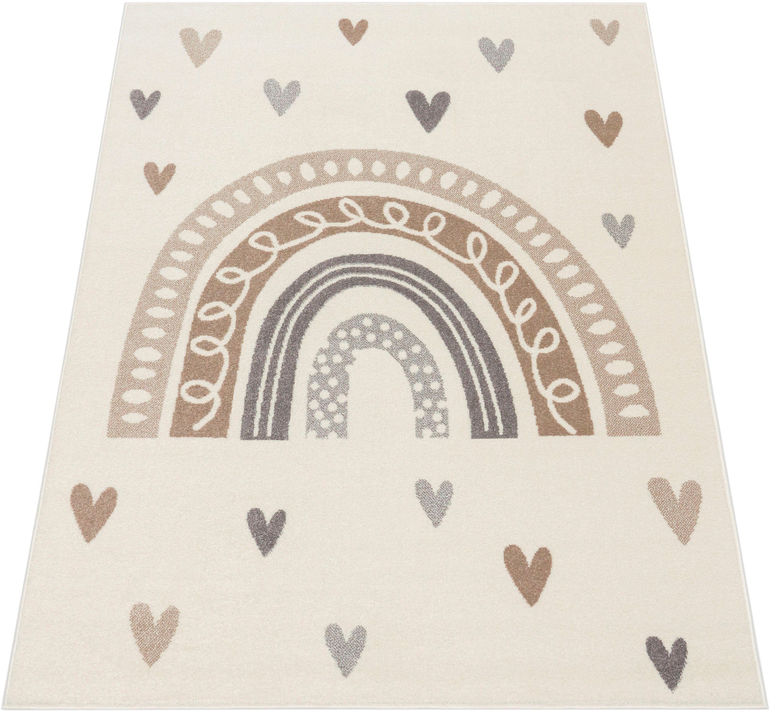 Paco Home Kinderteppich Nino 887, rechteckig, Höhe: 13 mm, Kurzflor, Spielt günstig online kaufen