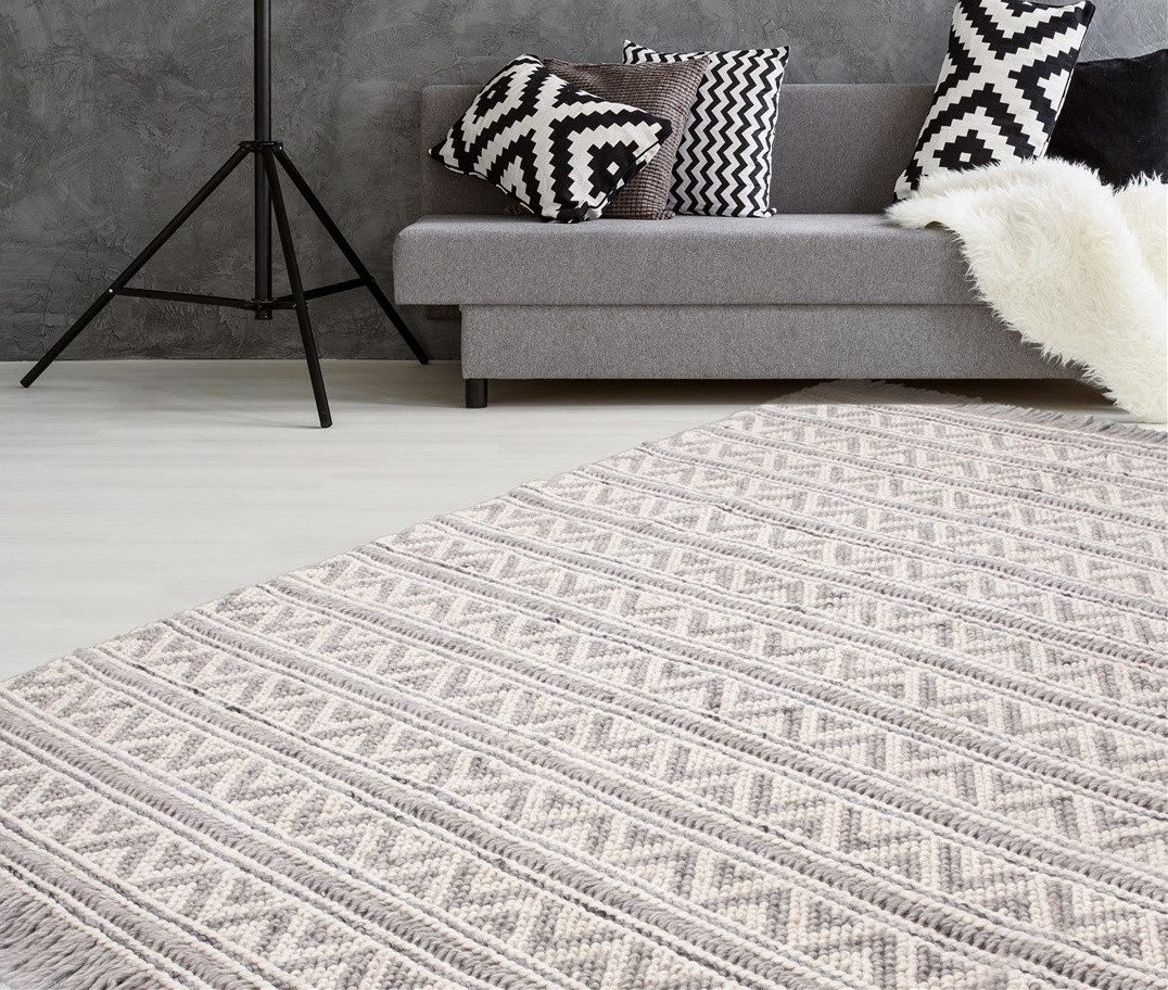 Kayoom Teppich Natura 410, rechteckig, Höhe: 20 mm, Besonders hochwertige, handgearbeitete Qualität