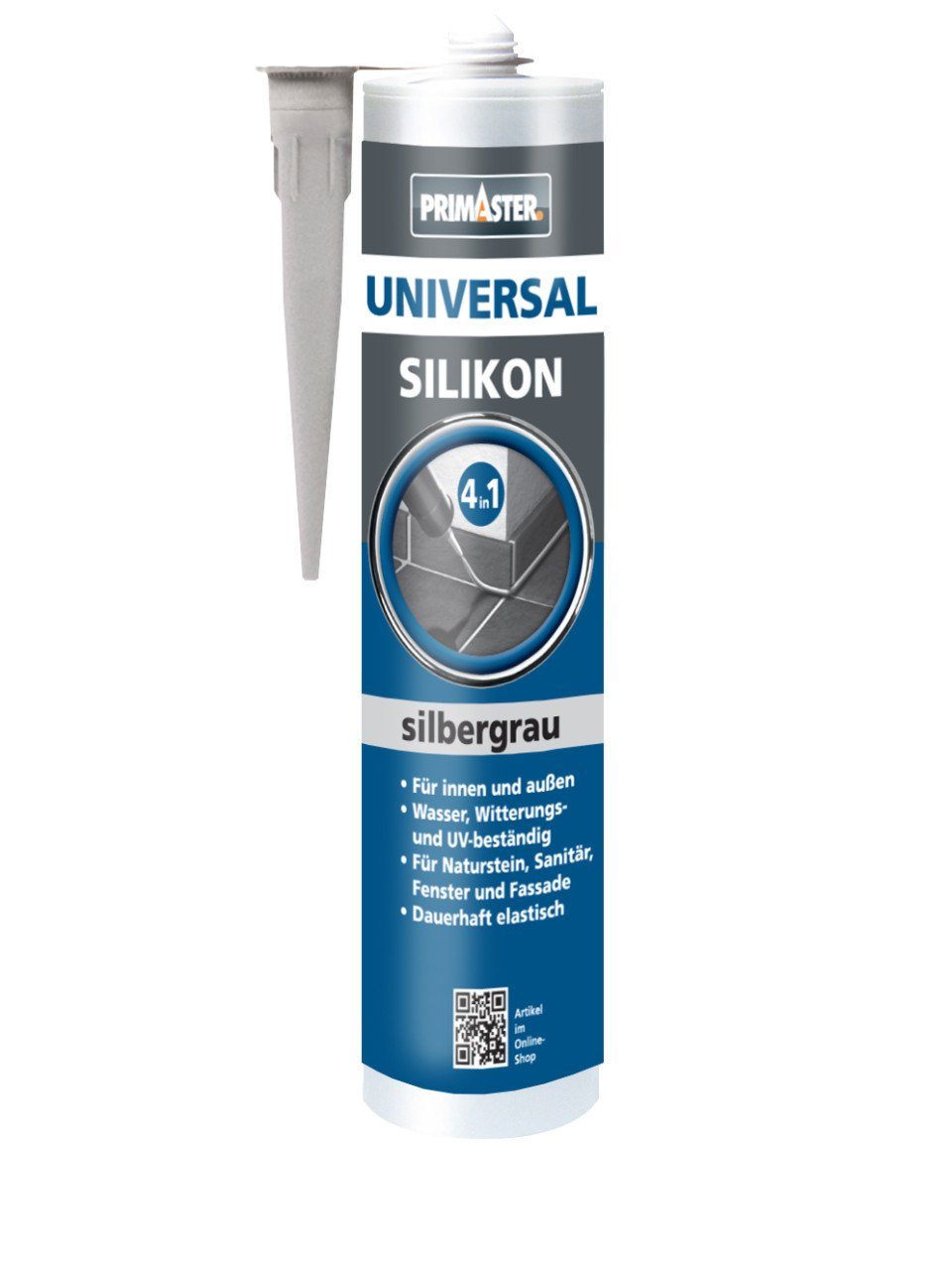 Primaster Silikon Primaster Universal Silikon 4 in1 silbergrau 300