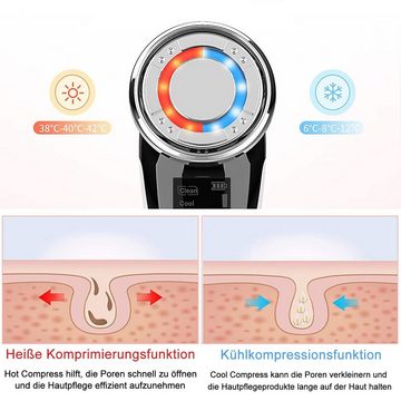 COOL-i ® Mikrodermabrasionsgerät, Anti-Aging-Gerät,Kälte+Wärme Massagetherapie,EMS