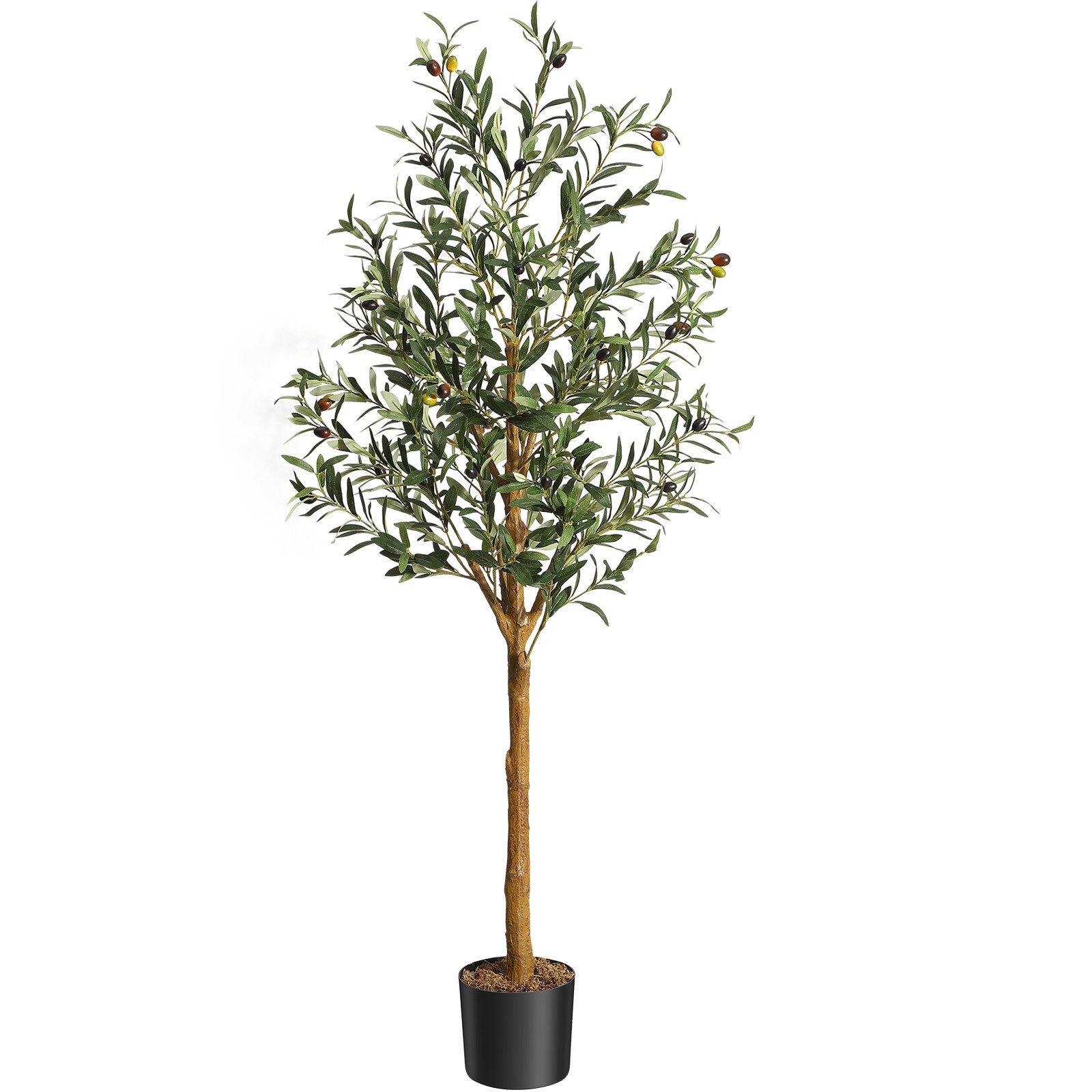 Kunstbaum Künstlicher Olivenbaum Künstliche Pflanzen Höhe 120cm/150cm/180cm günstig online kaufen
