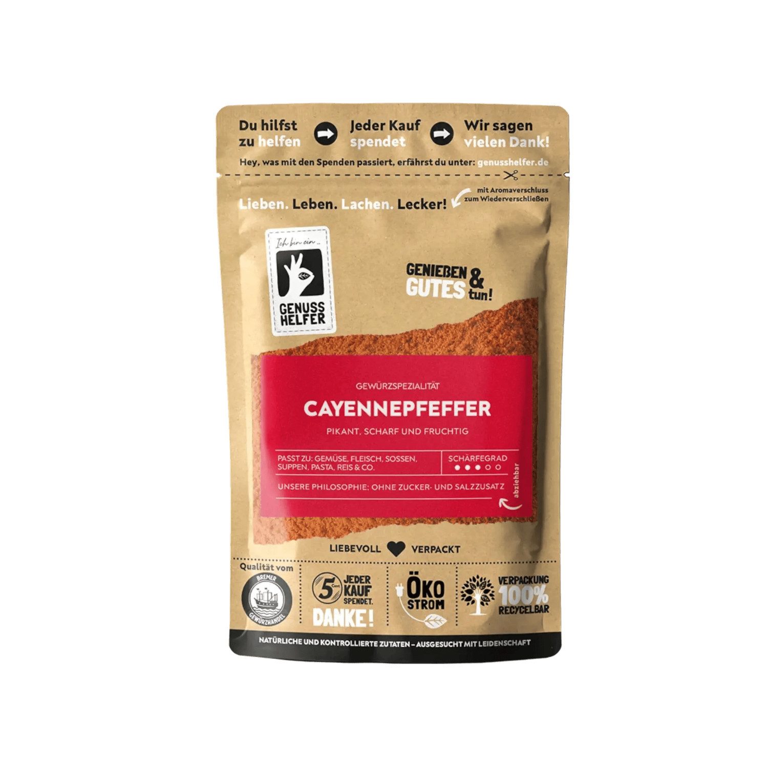 Bremer Gewürzhandel Gewürz Cayennepfeffer, gemahlen, 50 g
