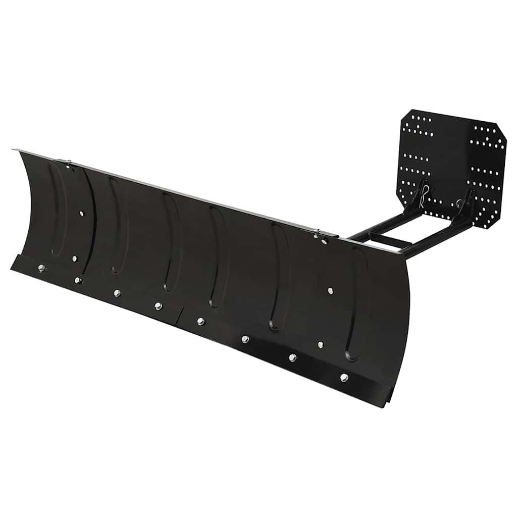 vidaXL Schneeschieber Schneeschild für ATV 150x38 cm Schwarz, (1-tlg)