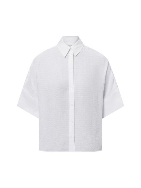 comma casual identity Kurzarmbluse Leichte Kurzarmbluse im Fabricmix günstig online kaufen