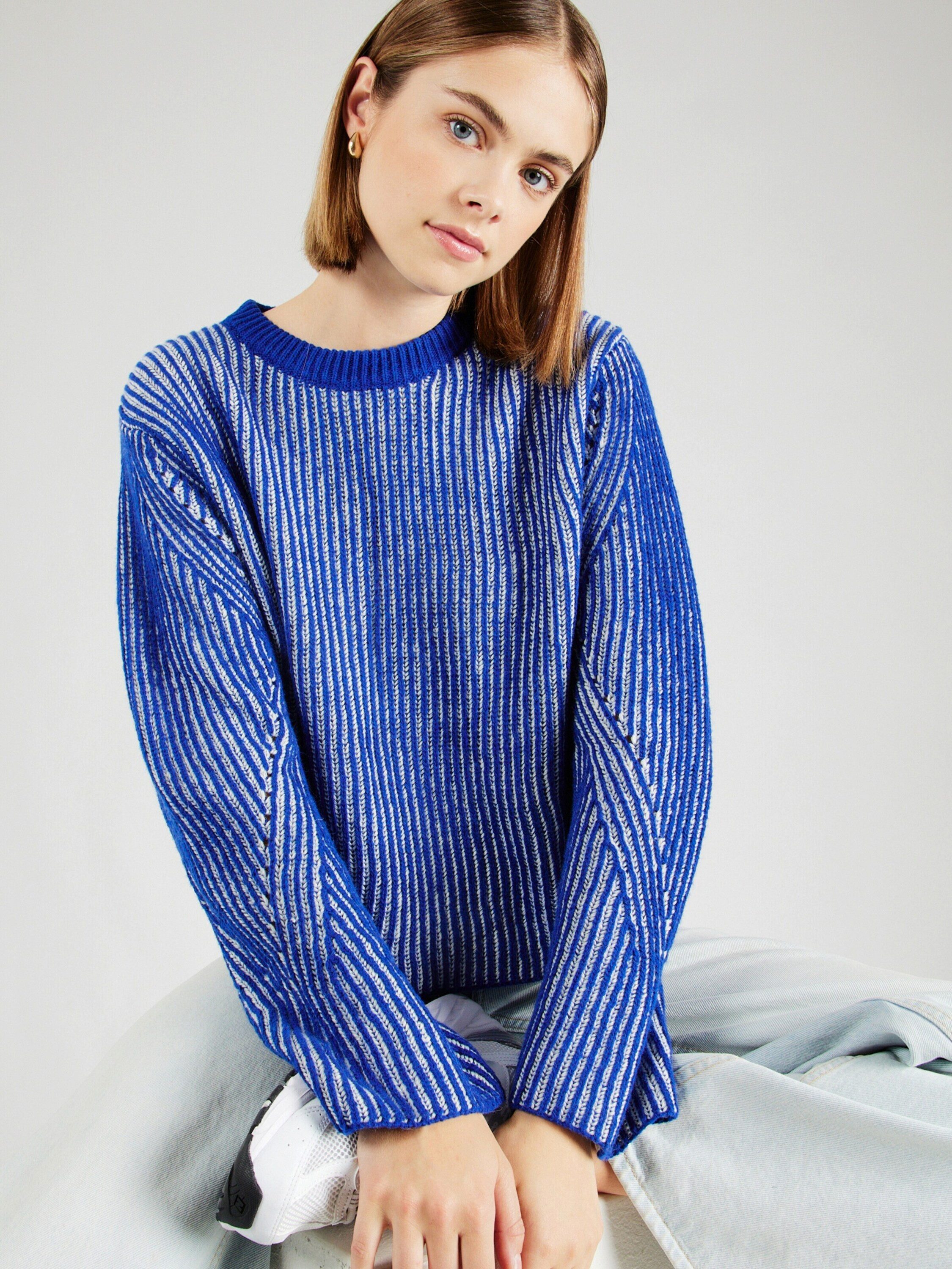 Moves Strickpullover (1-tlg) Plain/ohne Details