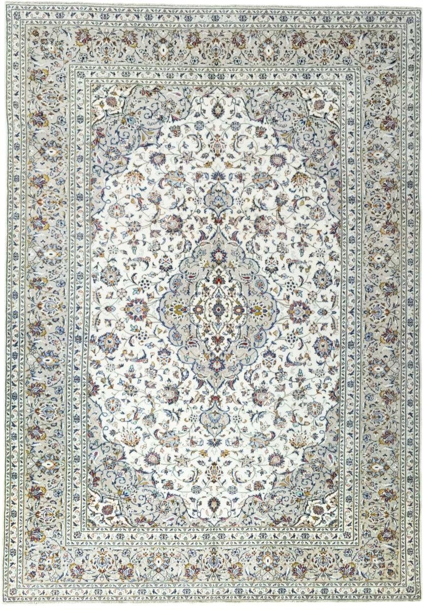Orientteppich Keshan 244x348 Handgeknüpfter Orientteppich / Perserteppich, Nain Trading, rechteckig, Höhe: 12 mm