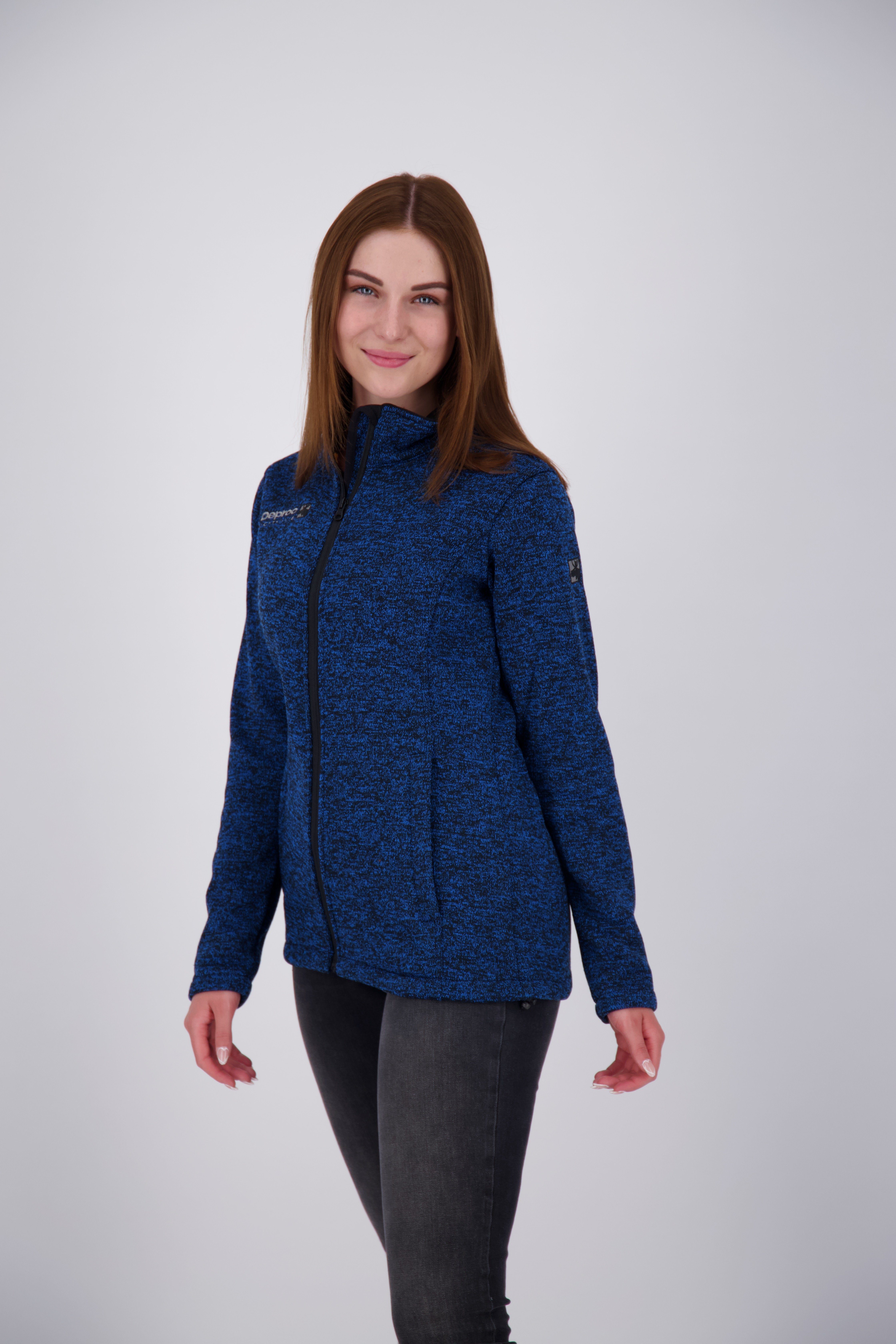 DEPROC Active Strickfleecejacke ELKFORD WOMEN NEW CS auch in Großen Größen erhältlich