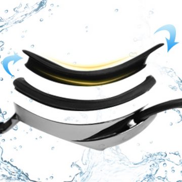 Lubgitsr Schwimmbrille Schwimmbrille, Antibeschlag Schwimmbrillen UV Schutz Kein Auslaufen, (1-St)