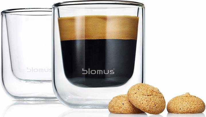 blomus Espressoglas NERO, 2-tlg., Glas, Doppelwandig, 2-teilig