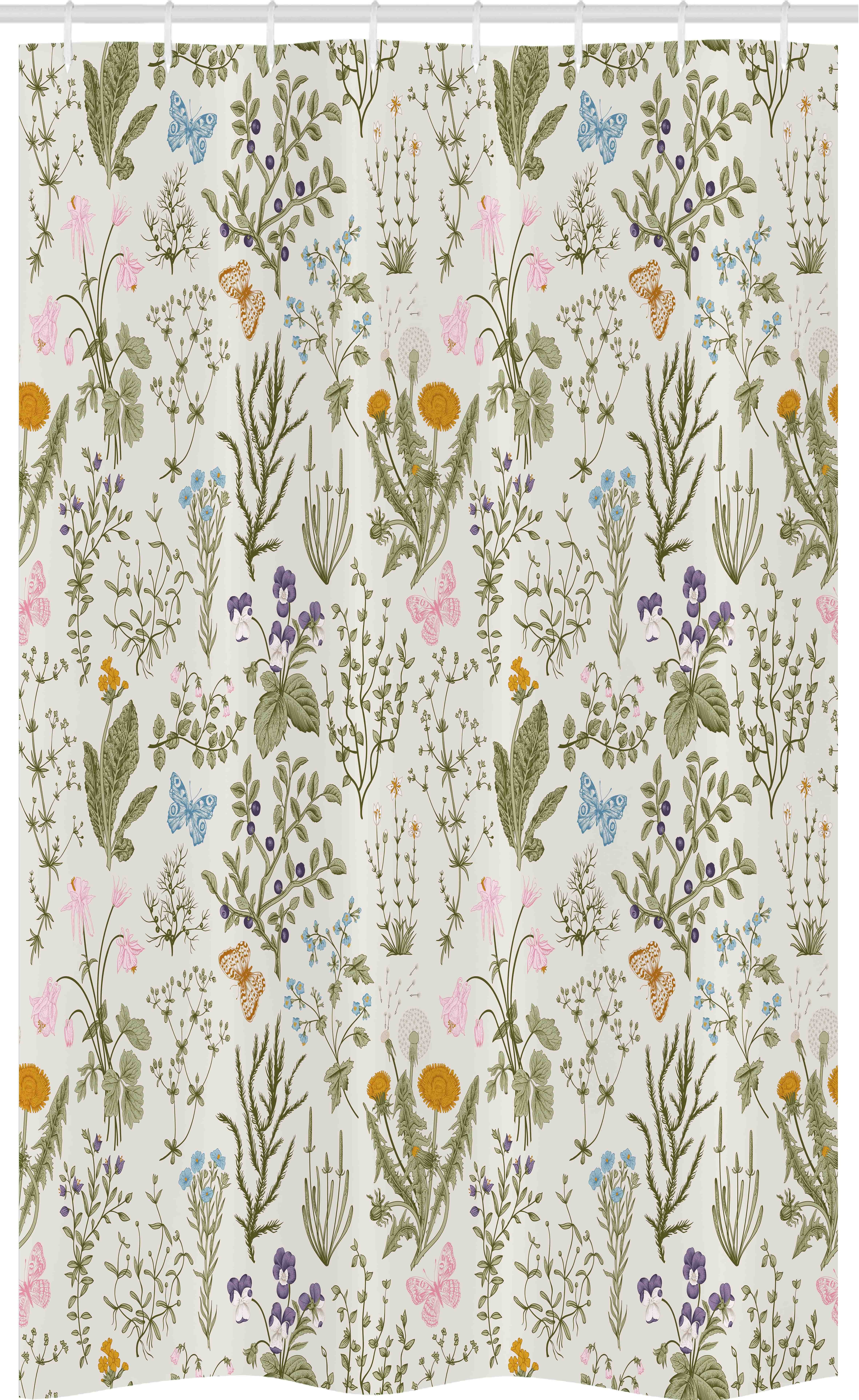 Abakuhaus Duschvorhang Badezimmer Deko Set aus Stoff mit Haken Breite 120 c günstig online kaufen