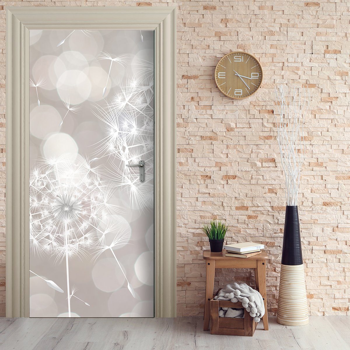 Stickerprofis Türtapete SOMMERWIND, Premiumklasse, selbstklebend