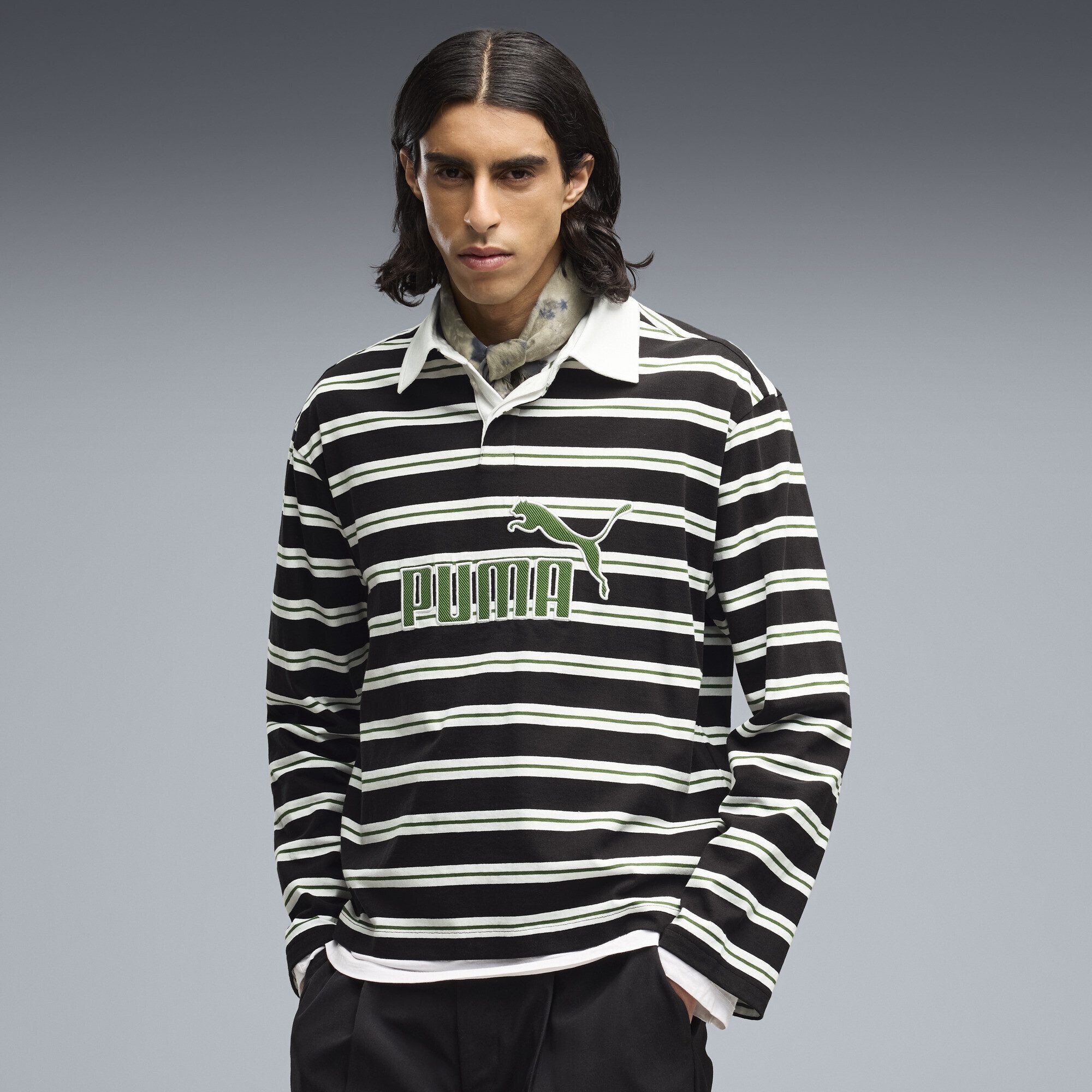 PUMA Poloshirt Essentials Elevated No. 1 Relaxed Rugbypolo Herren