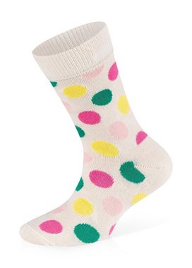 Happy Socks Basicsocken 3-Pack Kids Daisy Sock aus nachhaltiger Baumwolle