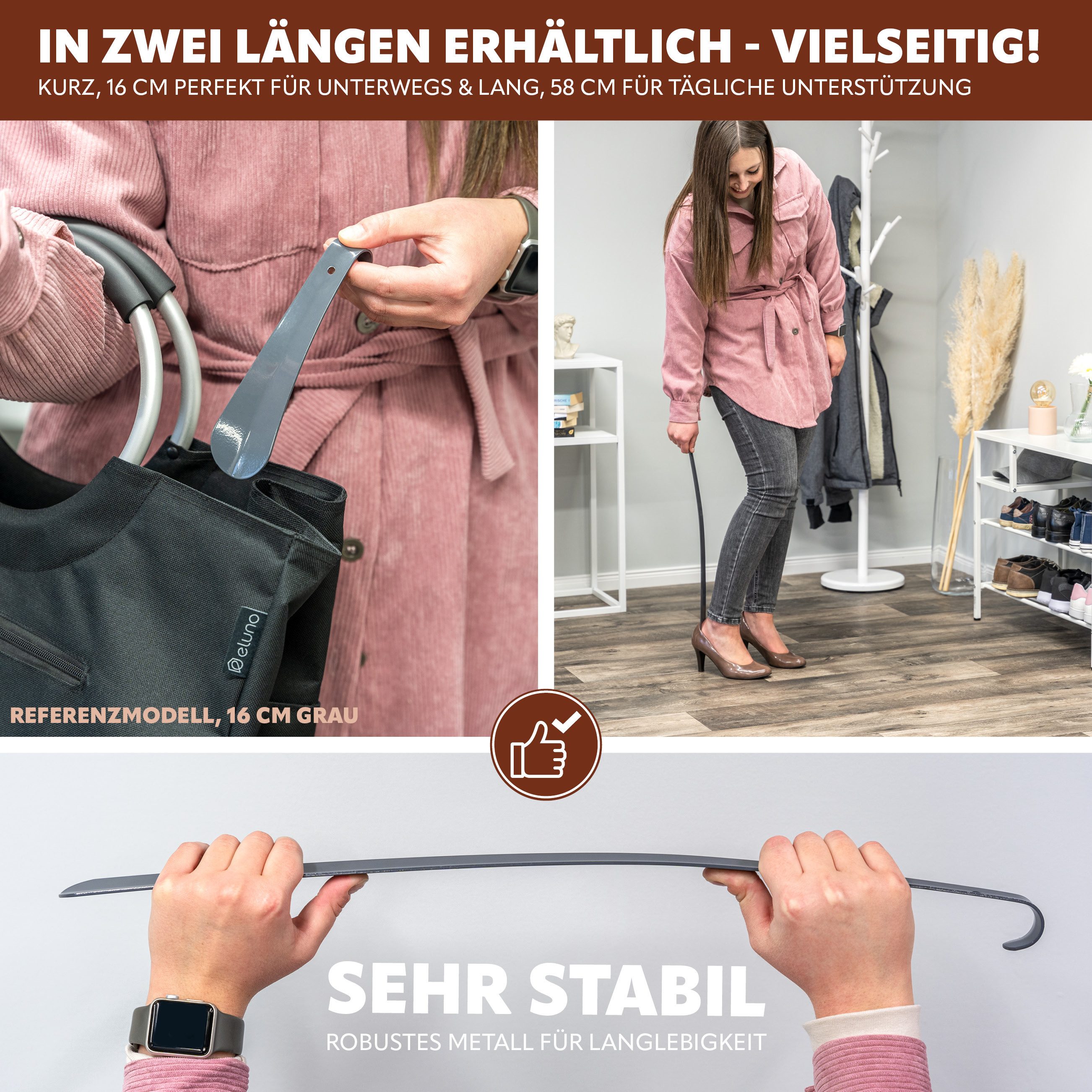 bremermann Schuhlöffel Komfort-Schuhanzieher, groß 58 cm