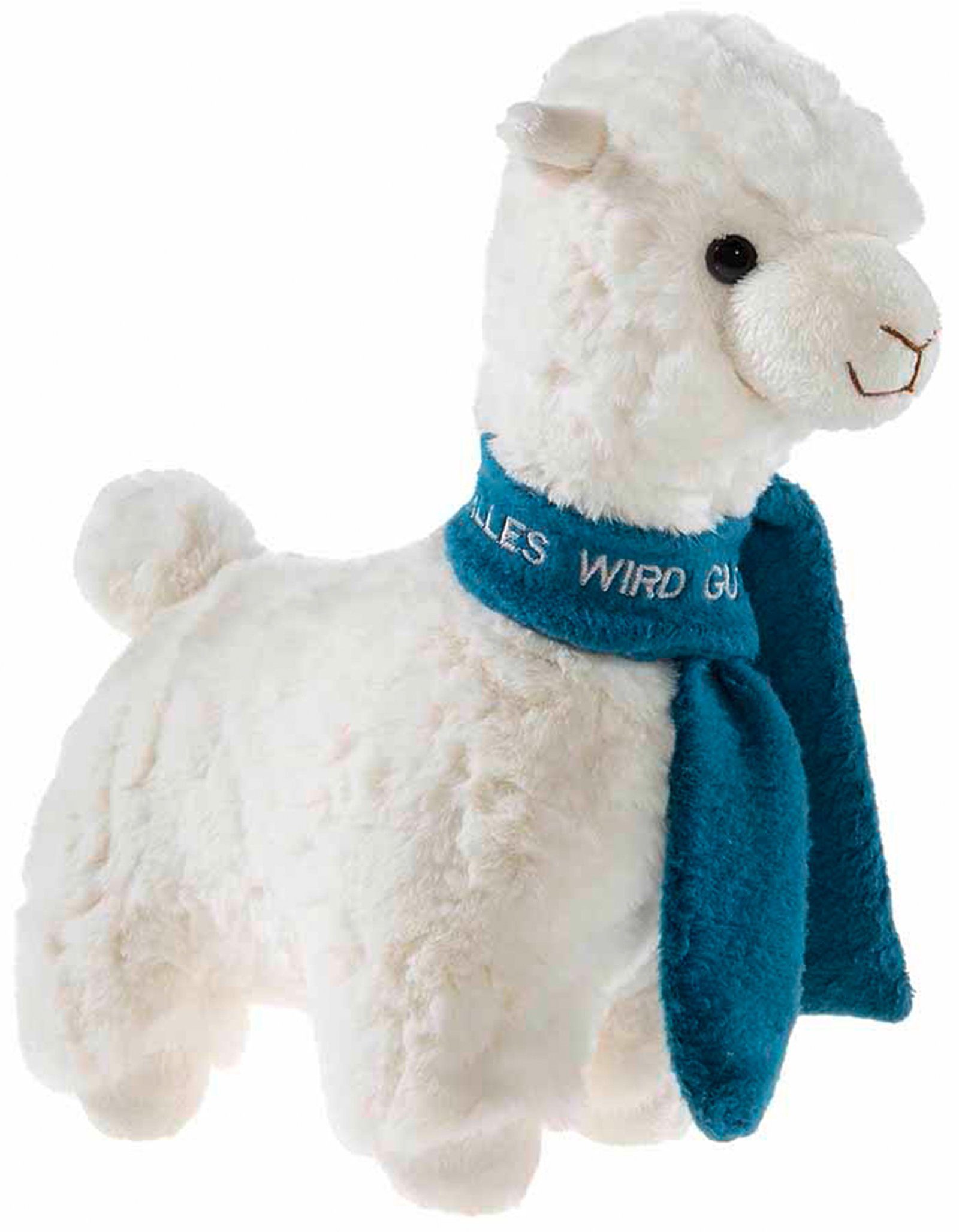 Heunec® Kuscheltier Kuma Lama, Всеs wird gut, 30cm, GOTS organic, zertifiziert durch CERES-0560