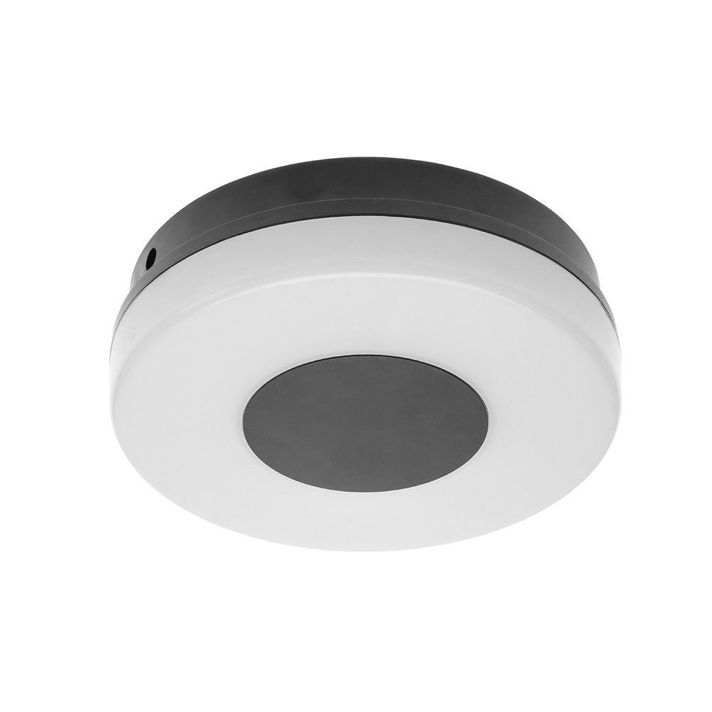 GTV Wandleuchte 10 W LED Wandleuchte Fassadenleuchte, 750 Lumen, 4000K IP65, 10 Watt, 750 Lumen, Neutralweiß, Ø17x5 cm, Schutzklasse: IP65