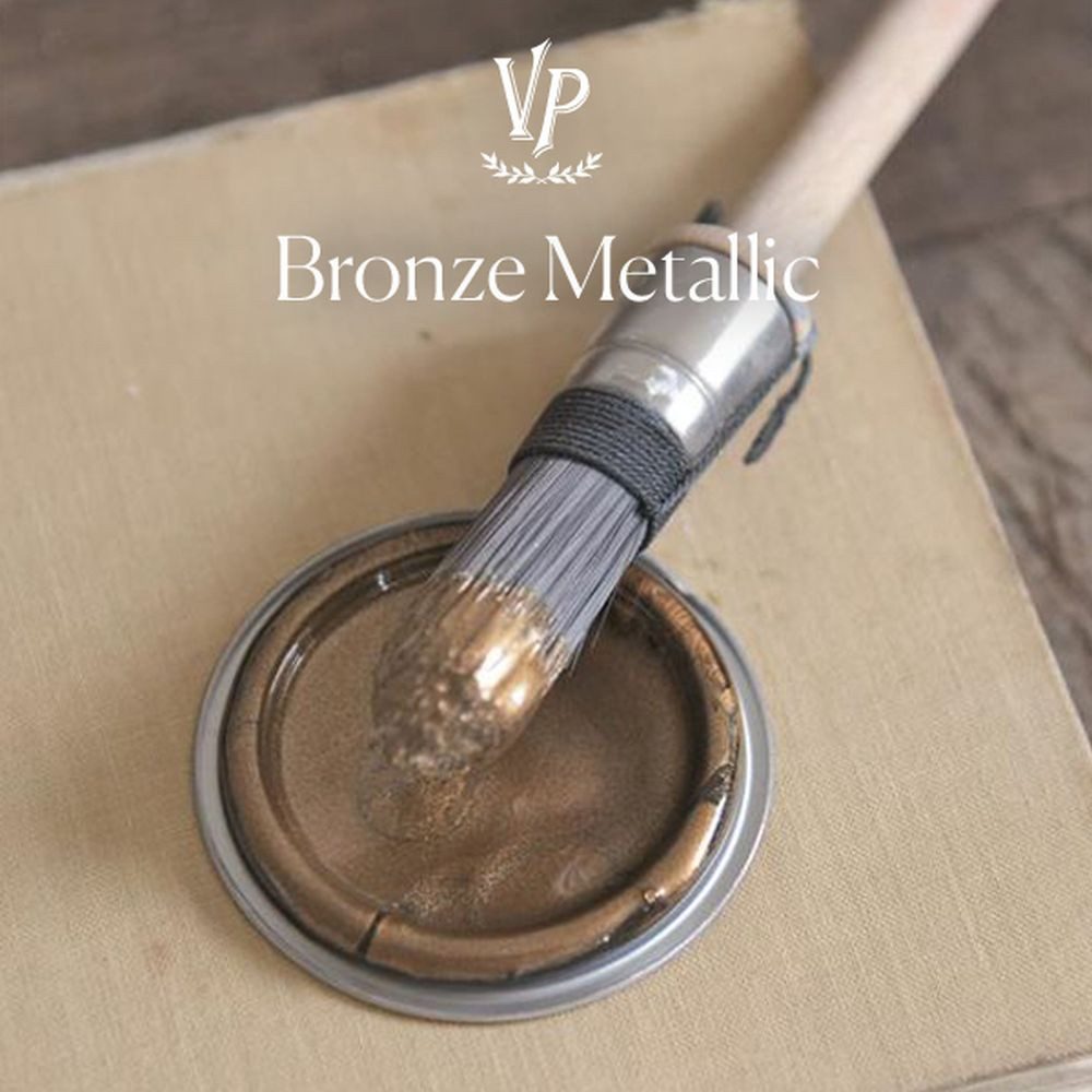 Vintage Paint Kreidefarbe Vintage Paint Metallic Gold Bronze Silber In/Outdoor 200ml Farbe, Spritzarm, Umweltfreundlich, Farbecht, ECO Label