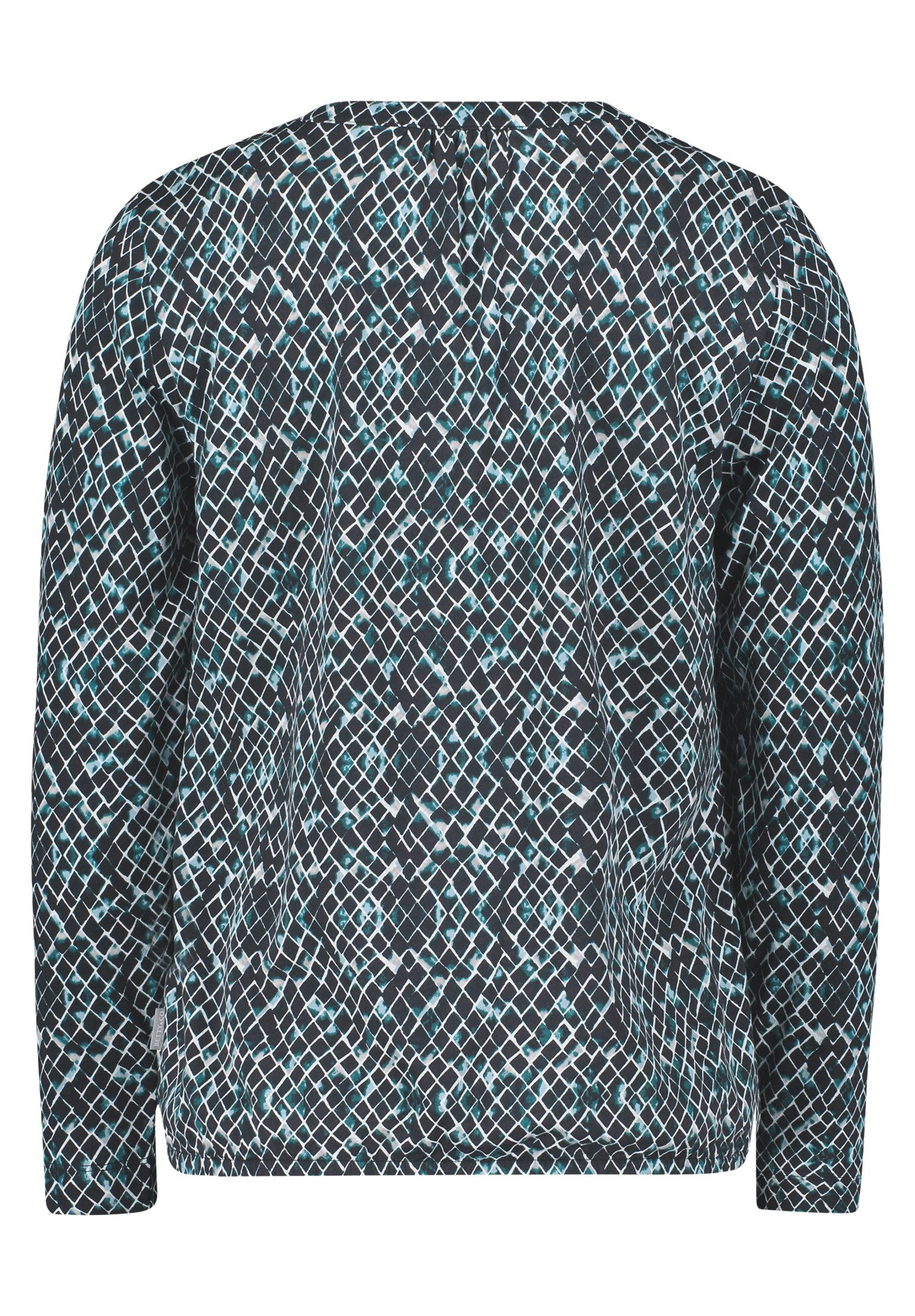 Betty&Co Kurzarmshirt Damen mit verdeckter Verschlussleiste (1-tlg)