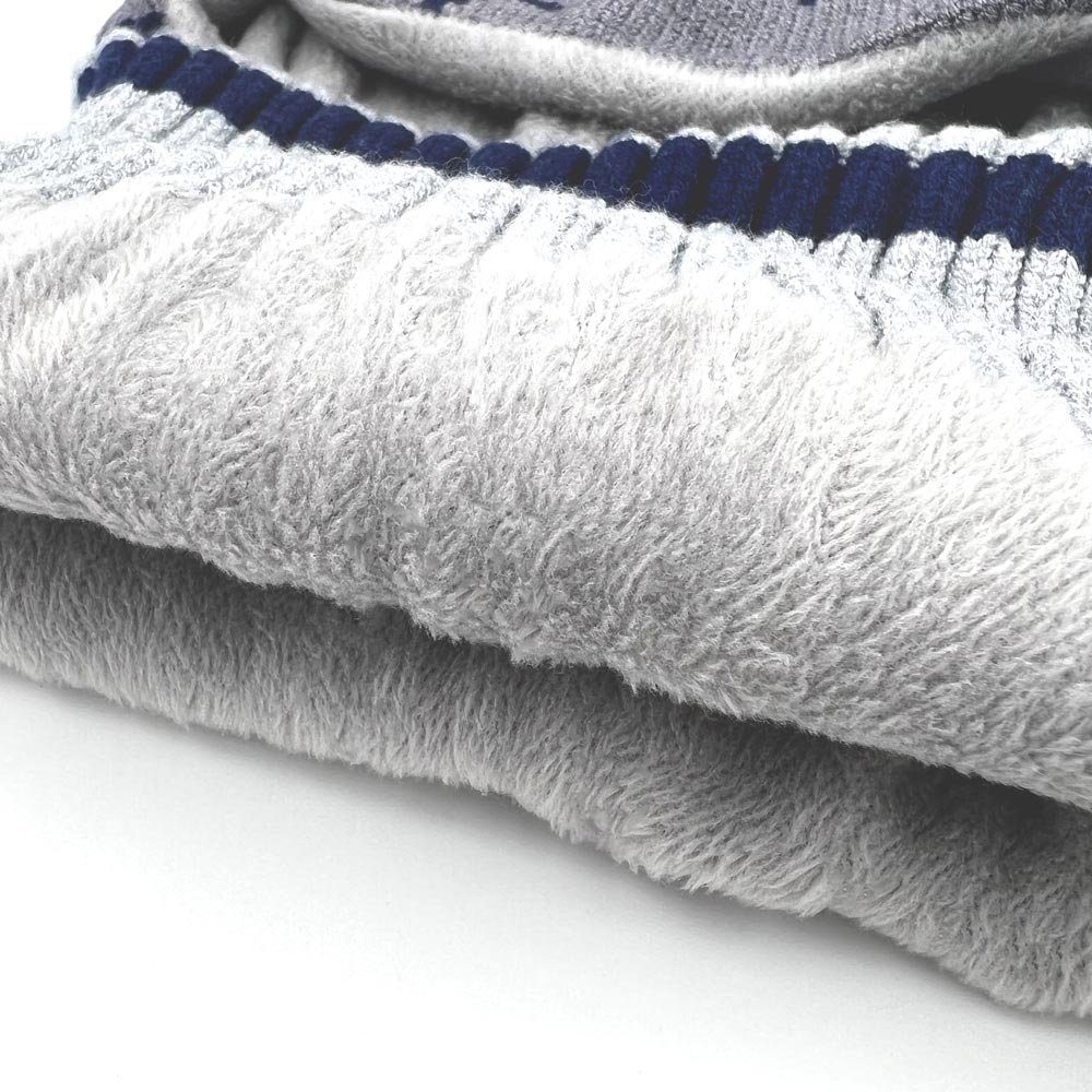 Vivi Idee Schlupfmütze Kinder Schalmützen Balaclava Wollmütze Strickmütze Wintermütze für Kinder ab 4 Jahre Jungen – Bild 5 von 5